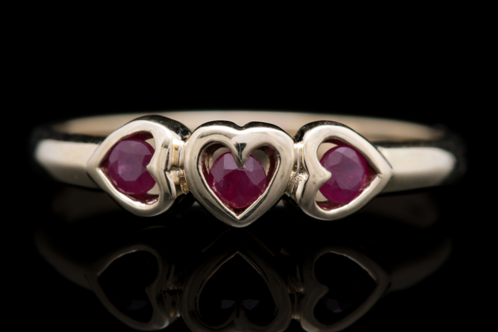 10k Yellow Gold and Ruby Ring