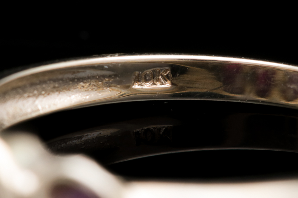 10k Yellow Gold and Ruby Ring