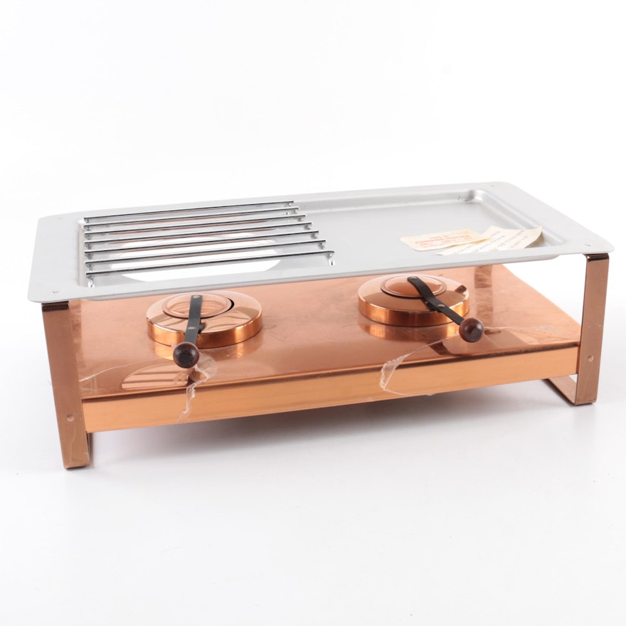 Copper and Steel Combination Griddle