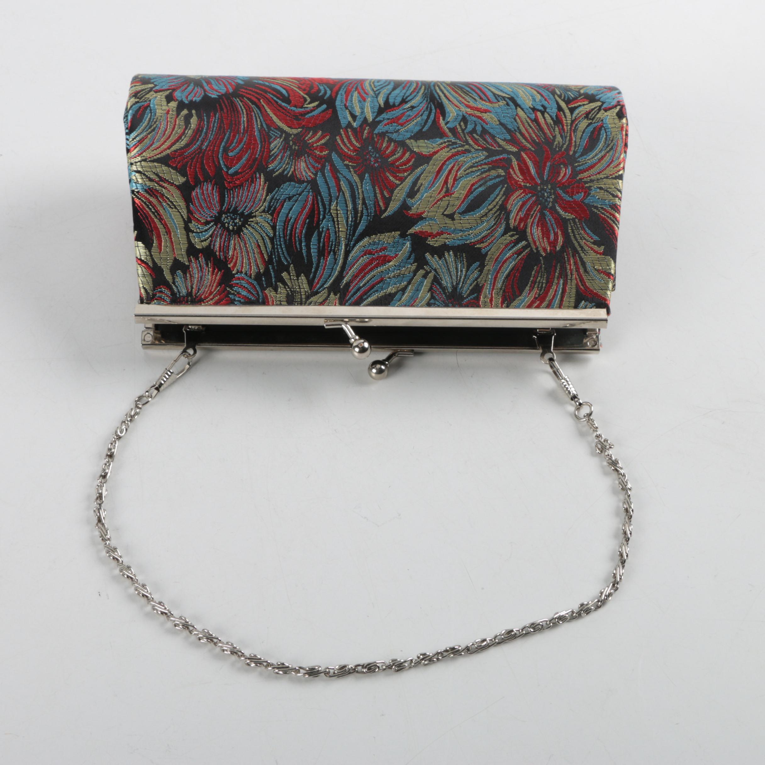 Floral Clutch with Wallets Including Tommy Hilfiger