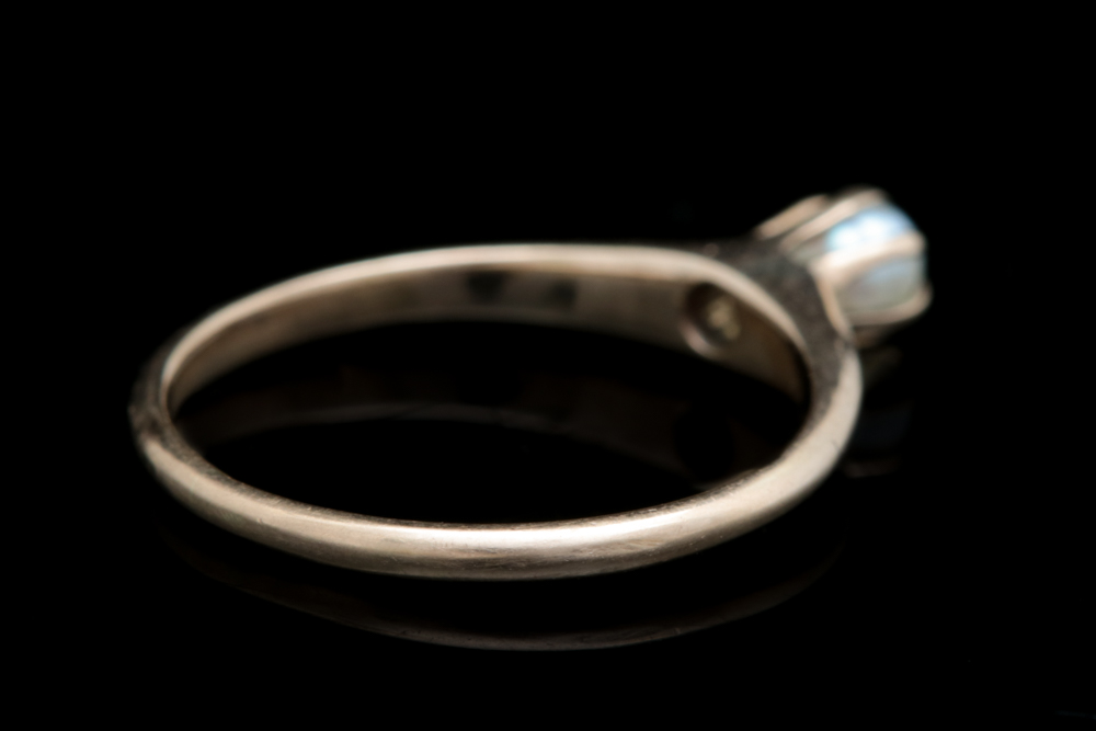 10K Yellow Gold and Cultured Pearl Ring