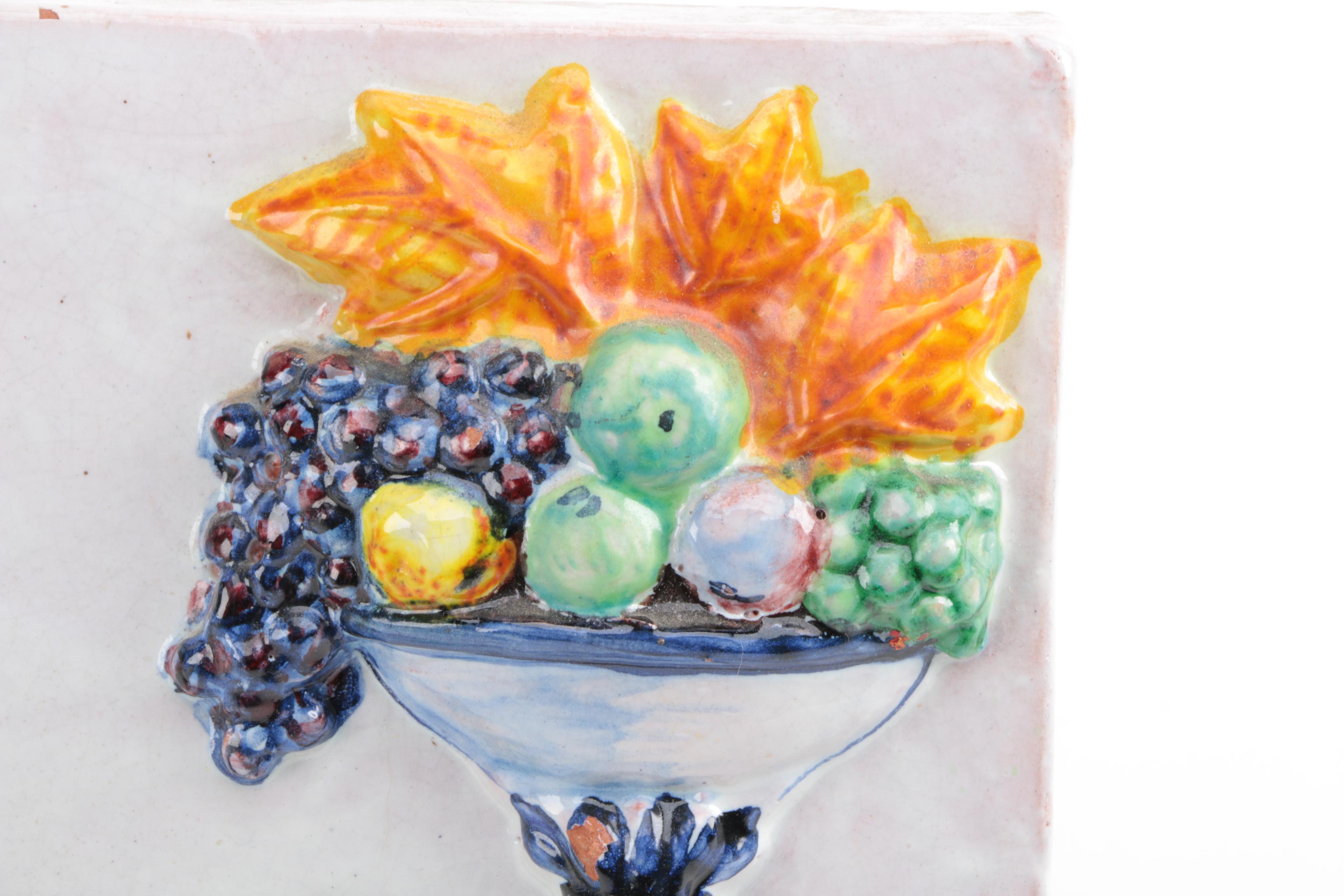 Painted Tile by J Pindado