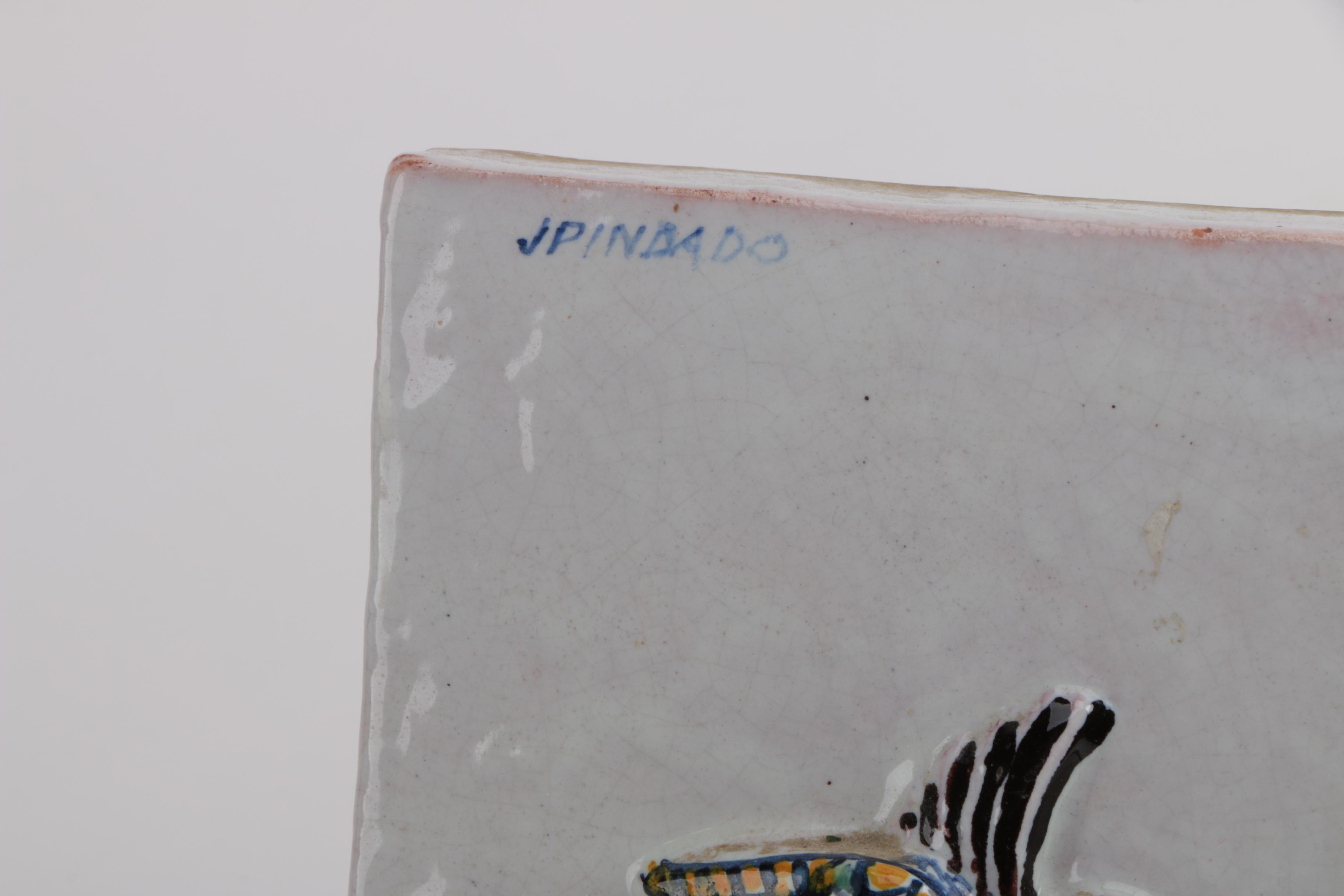 Painted Tile by J Pindado