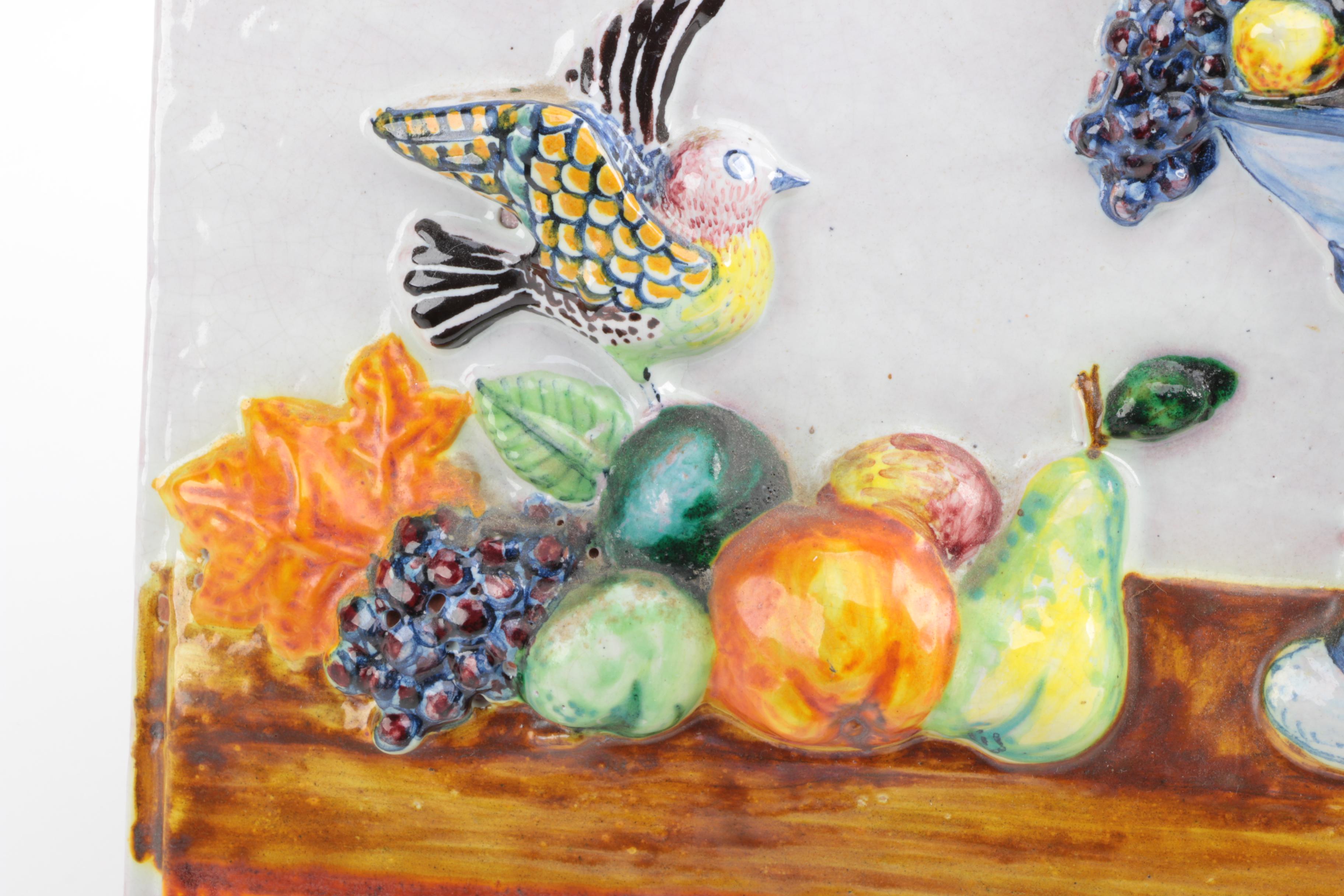 Painted Tile by J Pindado