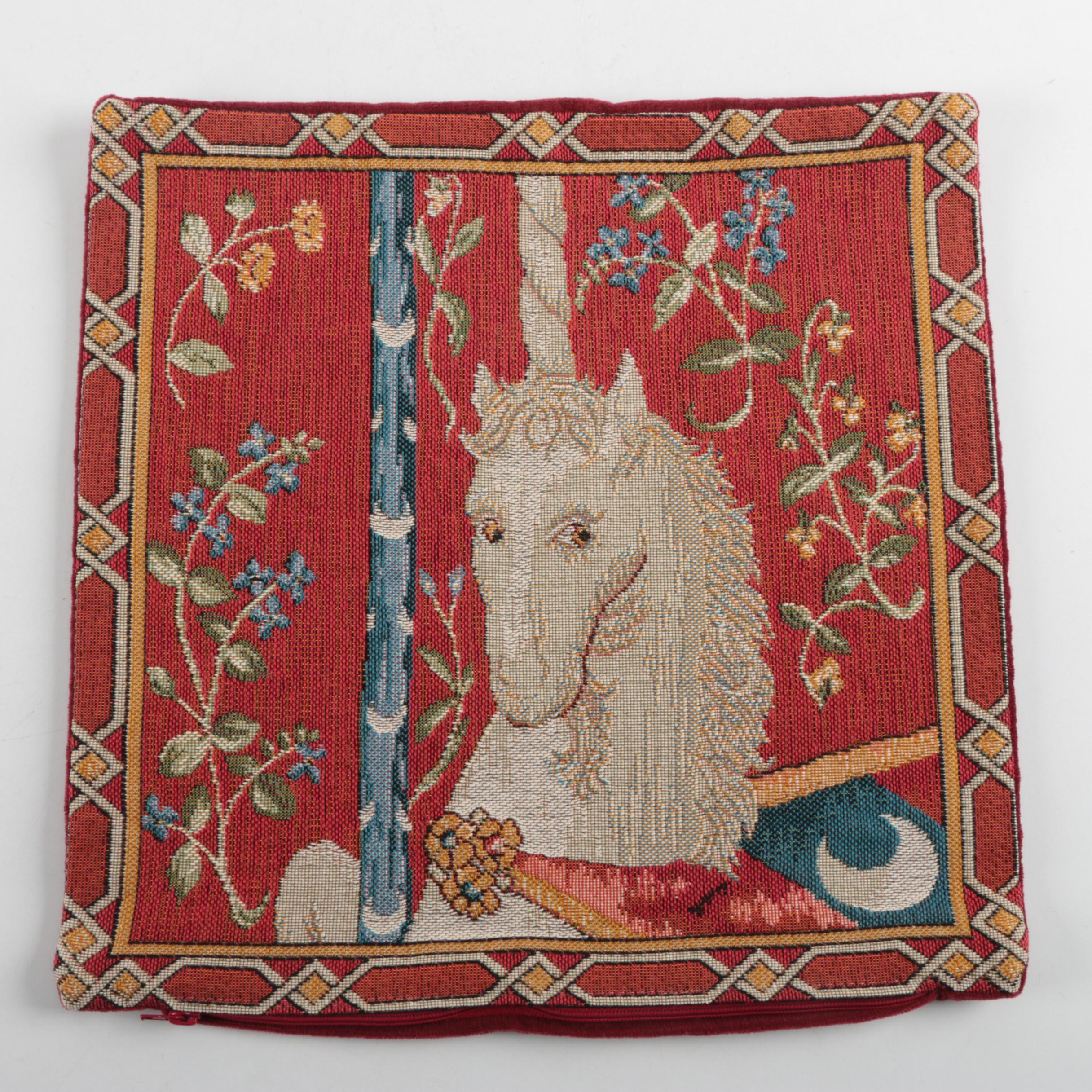 Tapestry Bell Pull and Pillow Cover