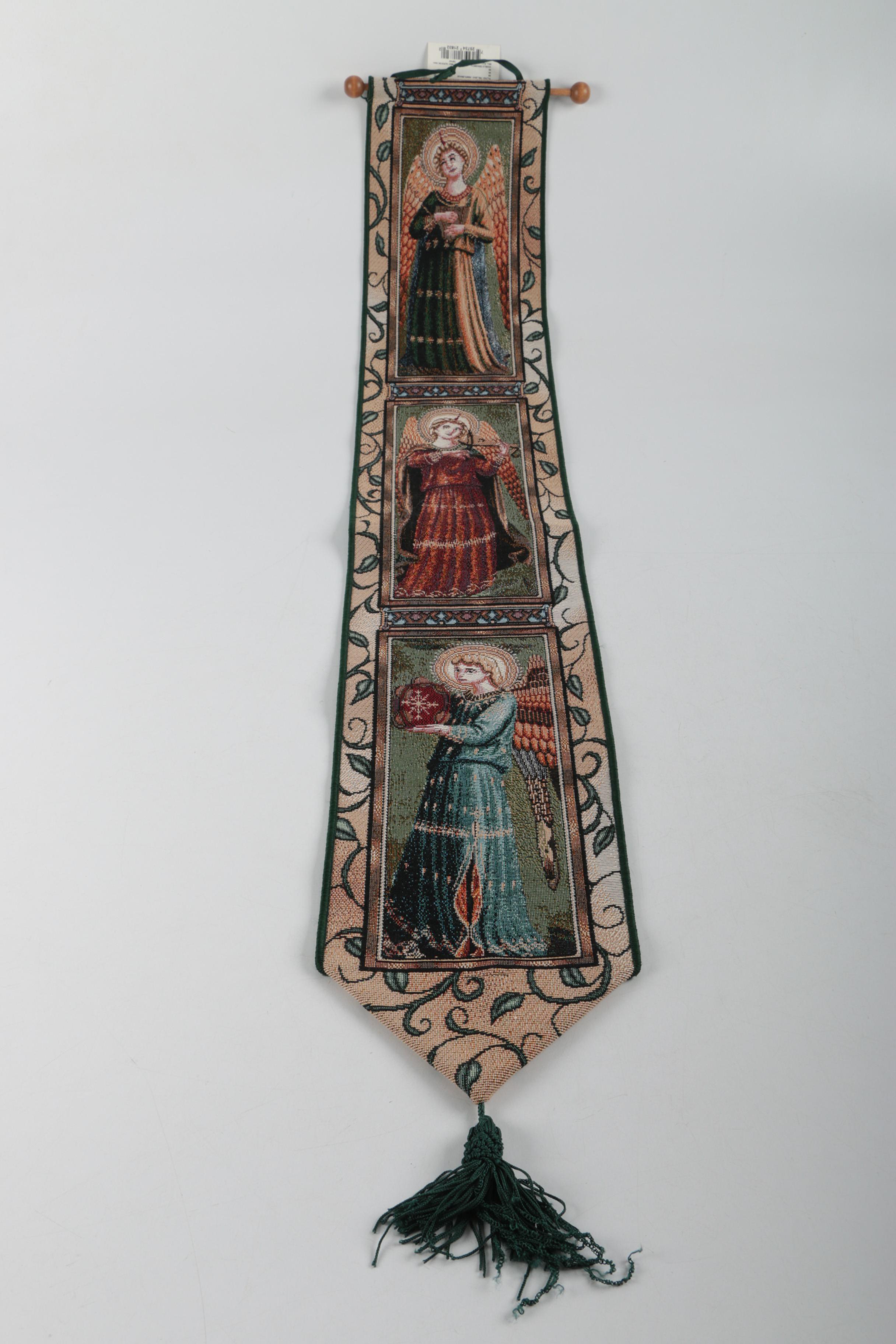 Tapestry Bell Pull and Pillow Cover