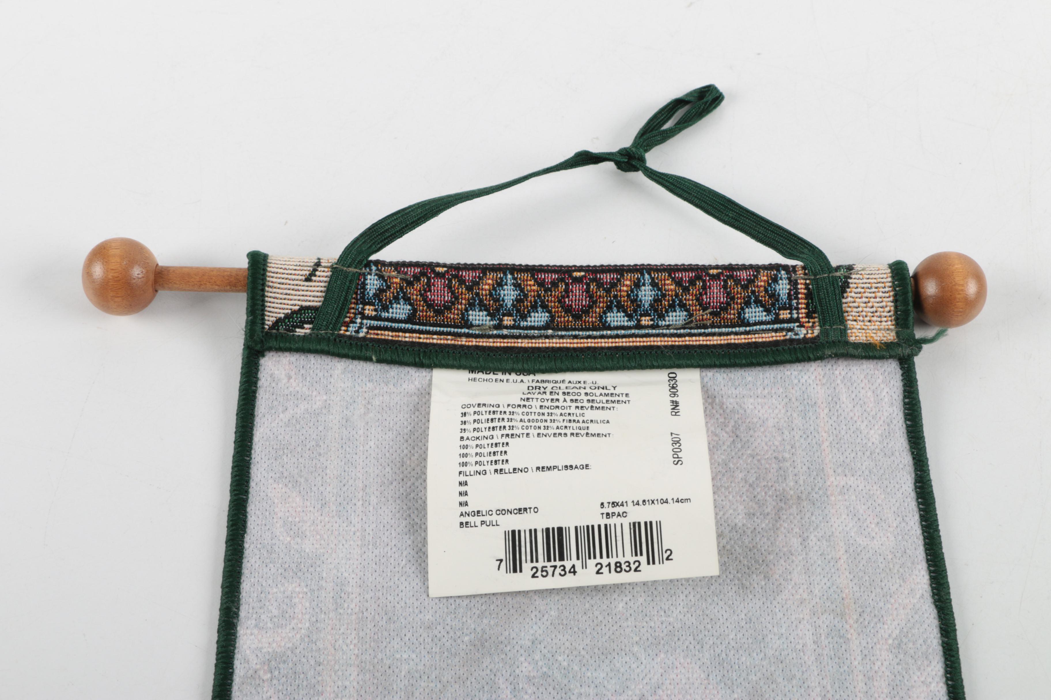 Tapestry Bell Pull and Pillow Cover