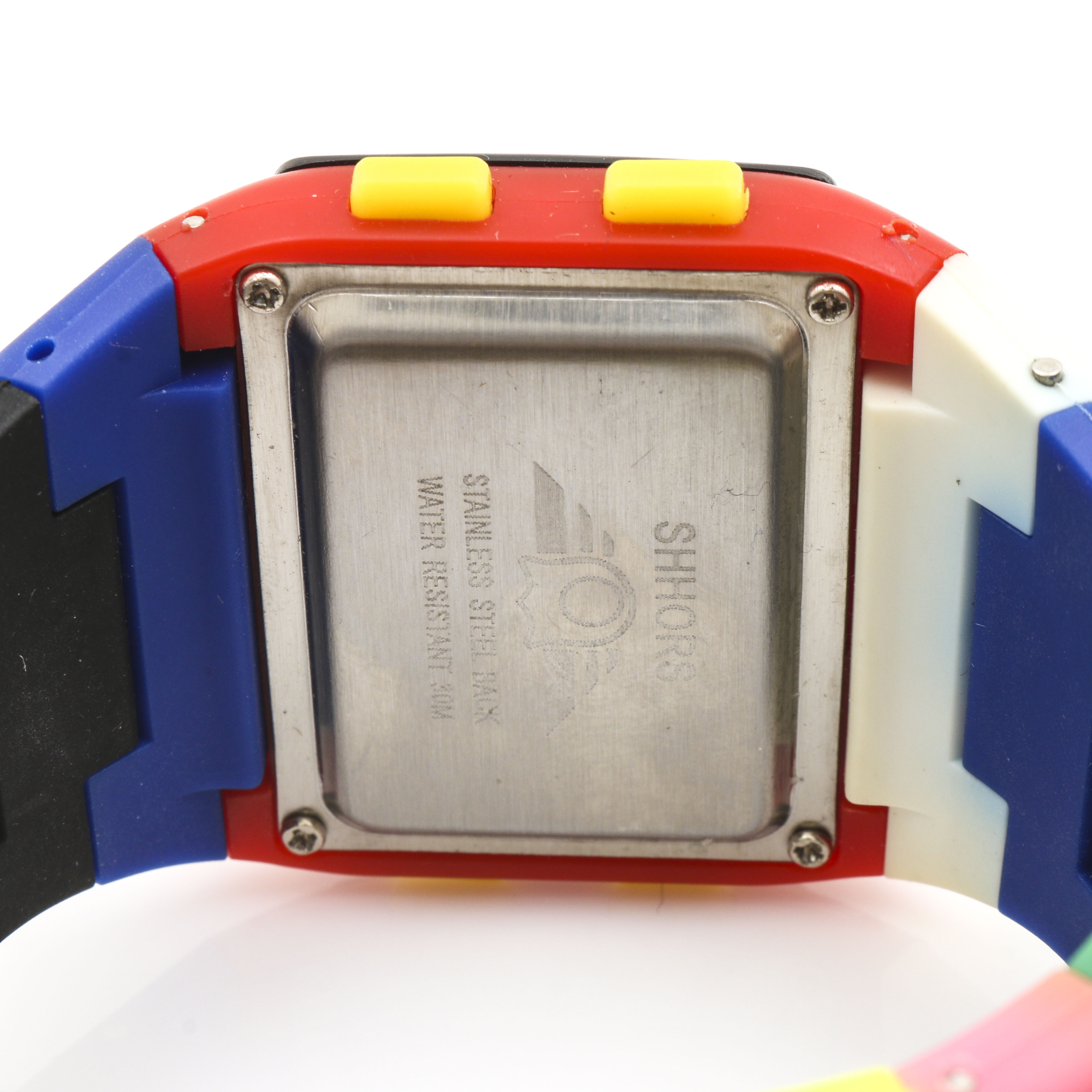 Grouping of Shhors Rainbow Building Block Digital Watch