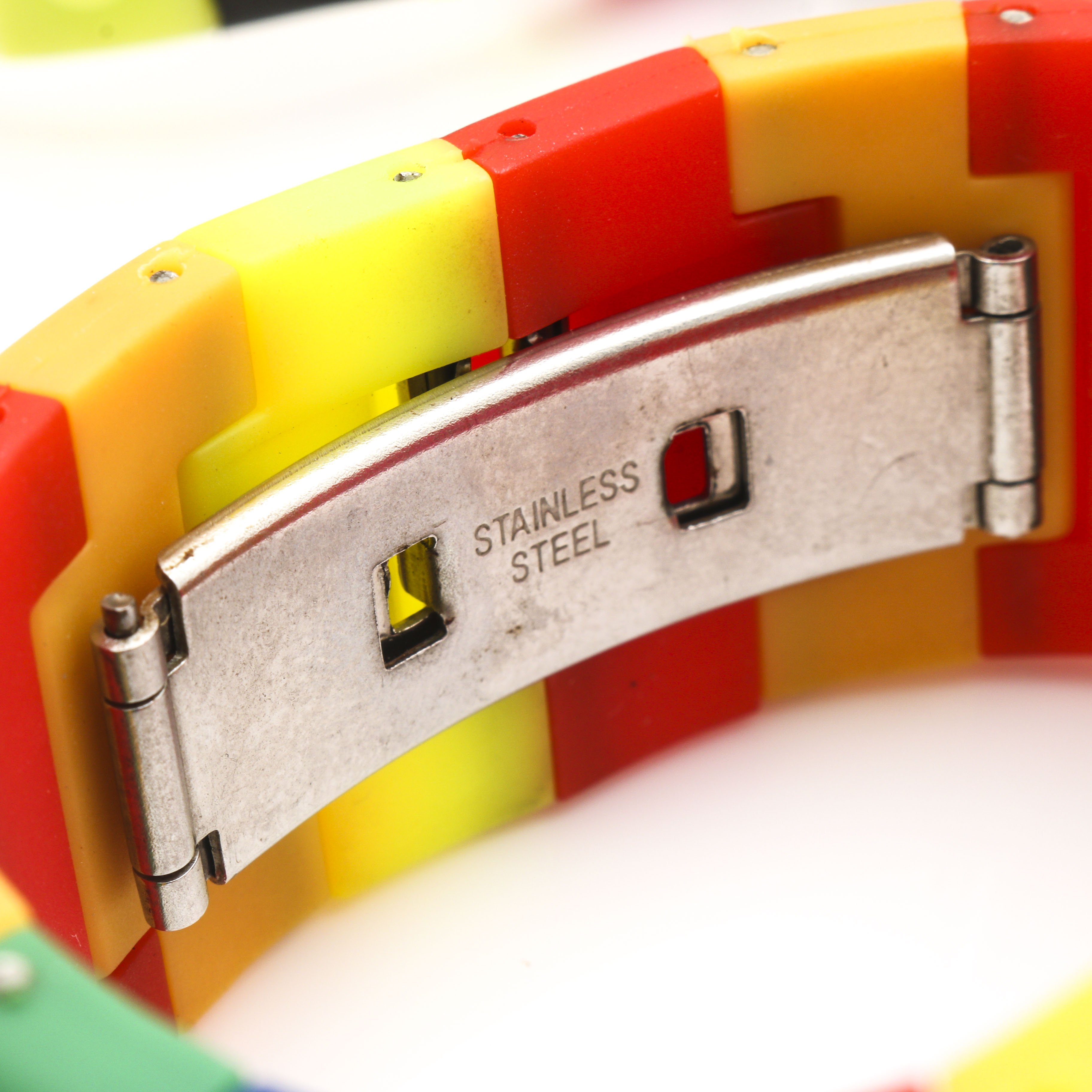 Grouping of Shhors Rainbow Building Block Digital Watch