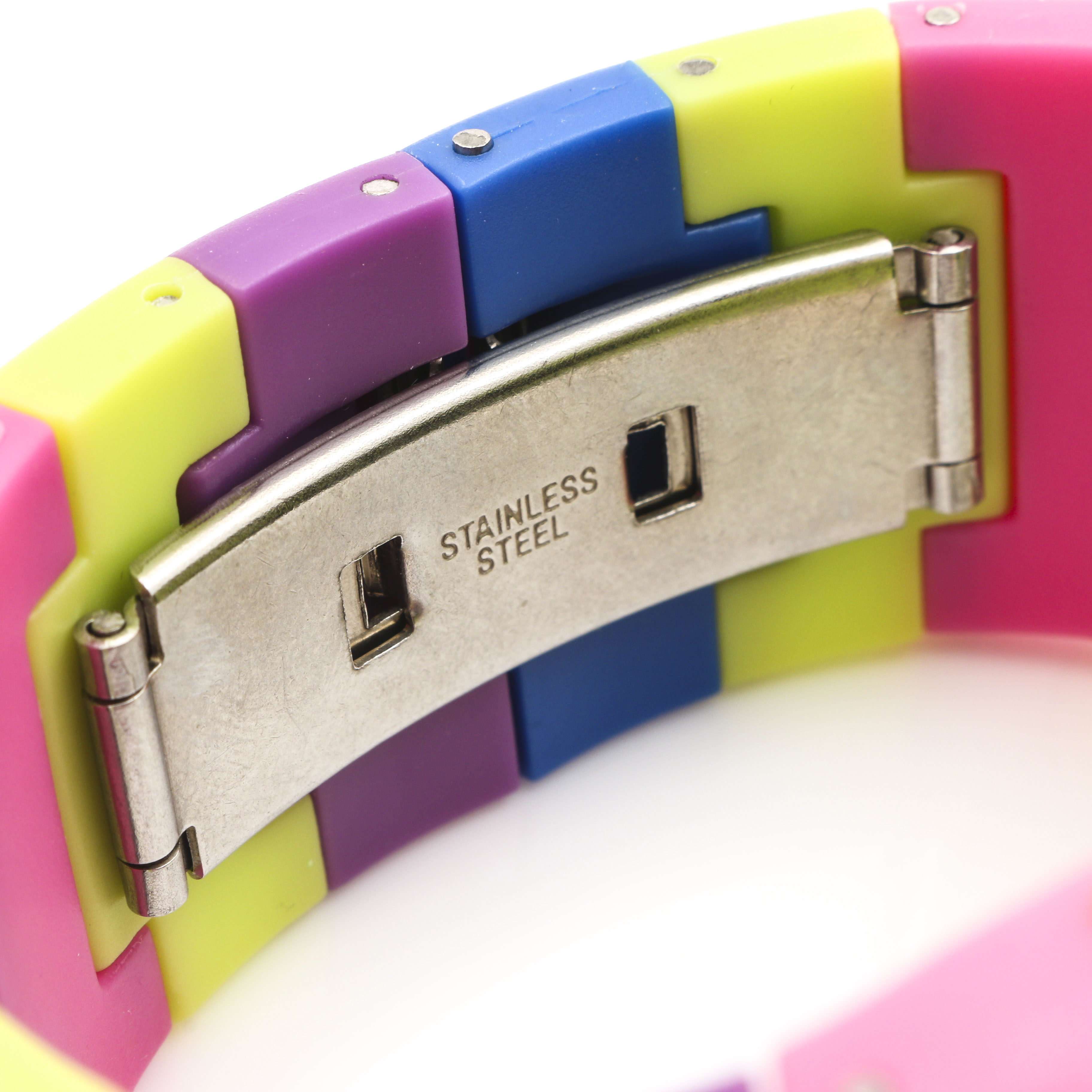 Grouping of Shhors Rainbow Building Block Digital Watch