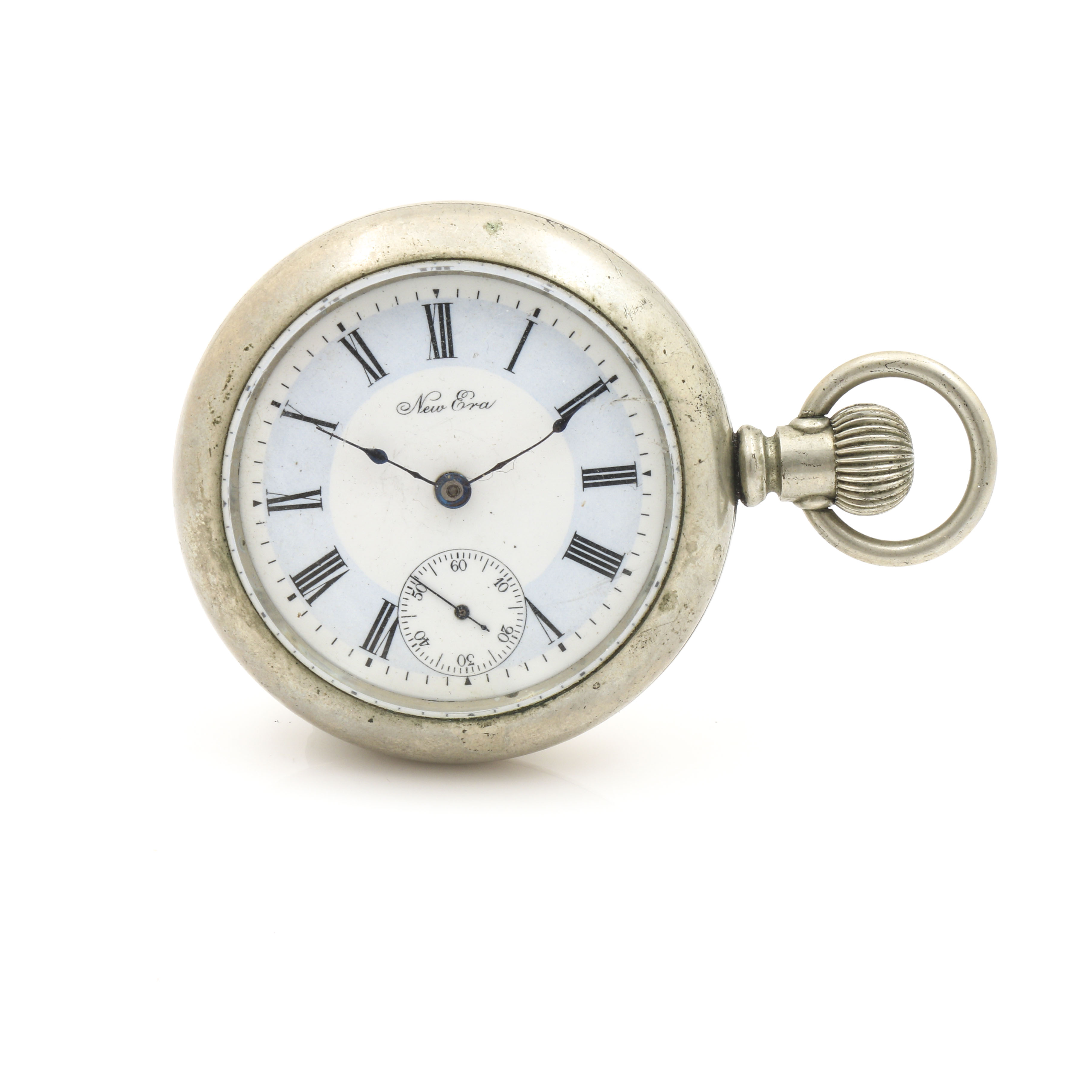New Era Silverode Side Winder Pocket Watch
