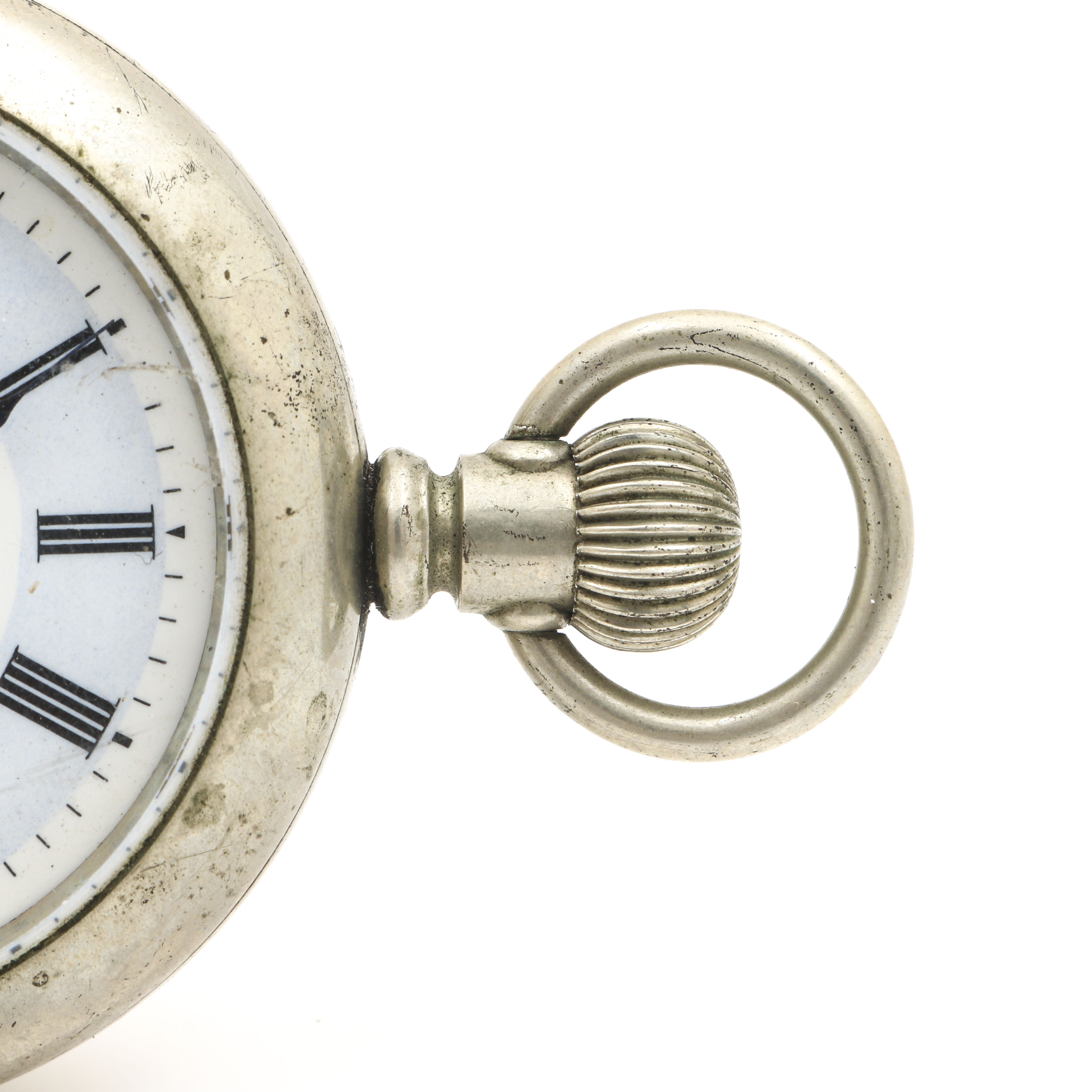 New Era Silverode Side Winder Pocket Watch