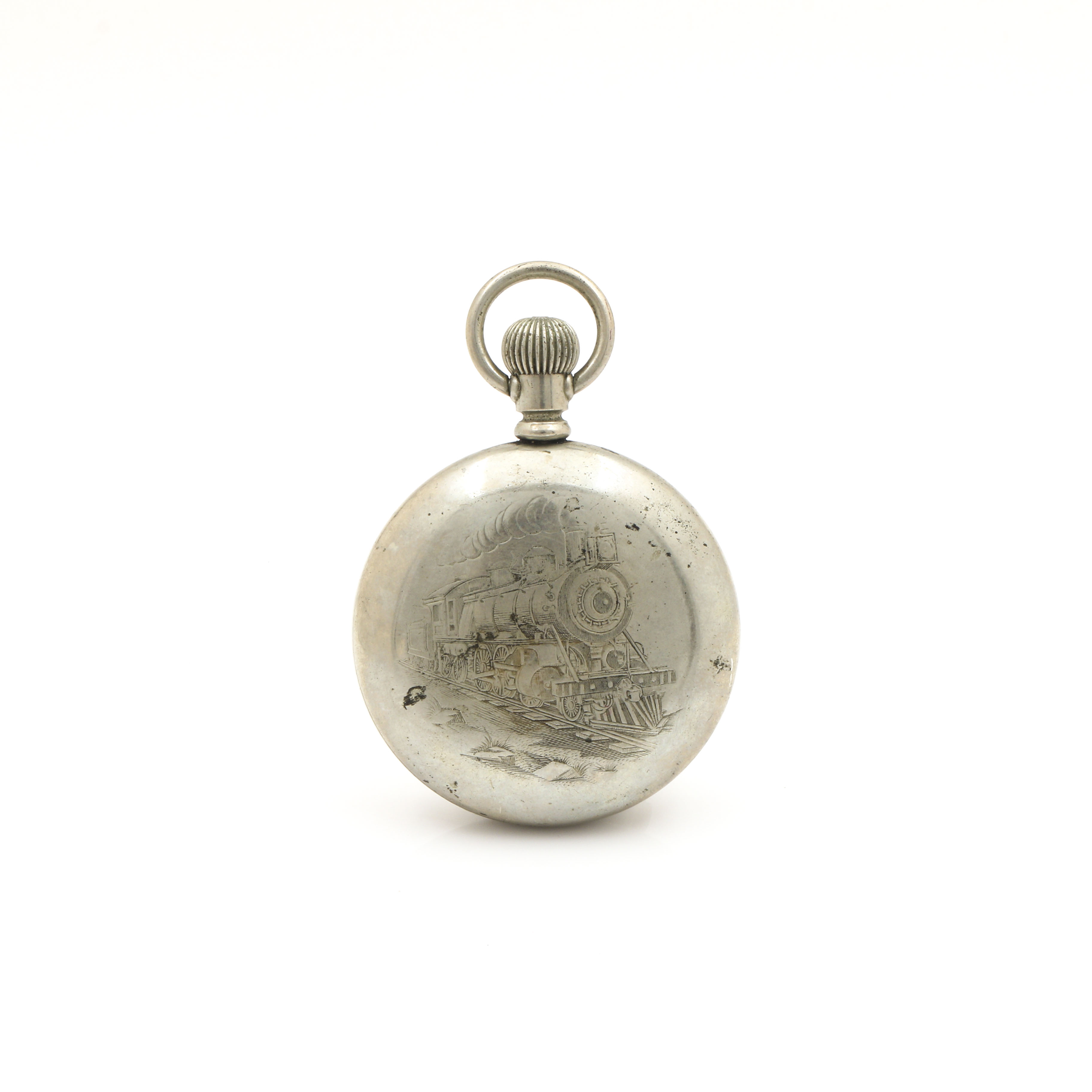 New Era Silverode Side Winder Pocket Watch