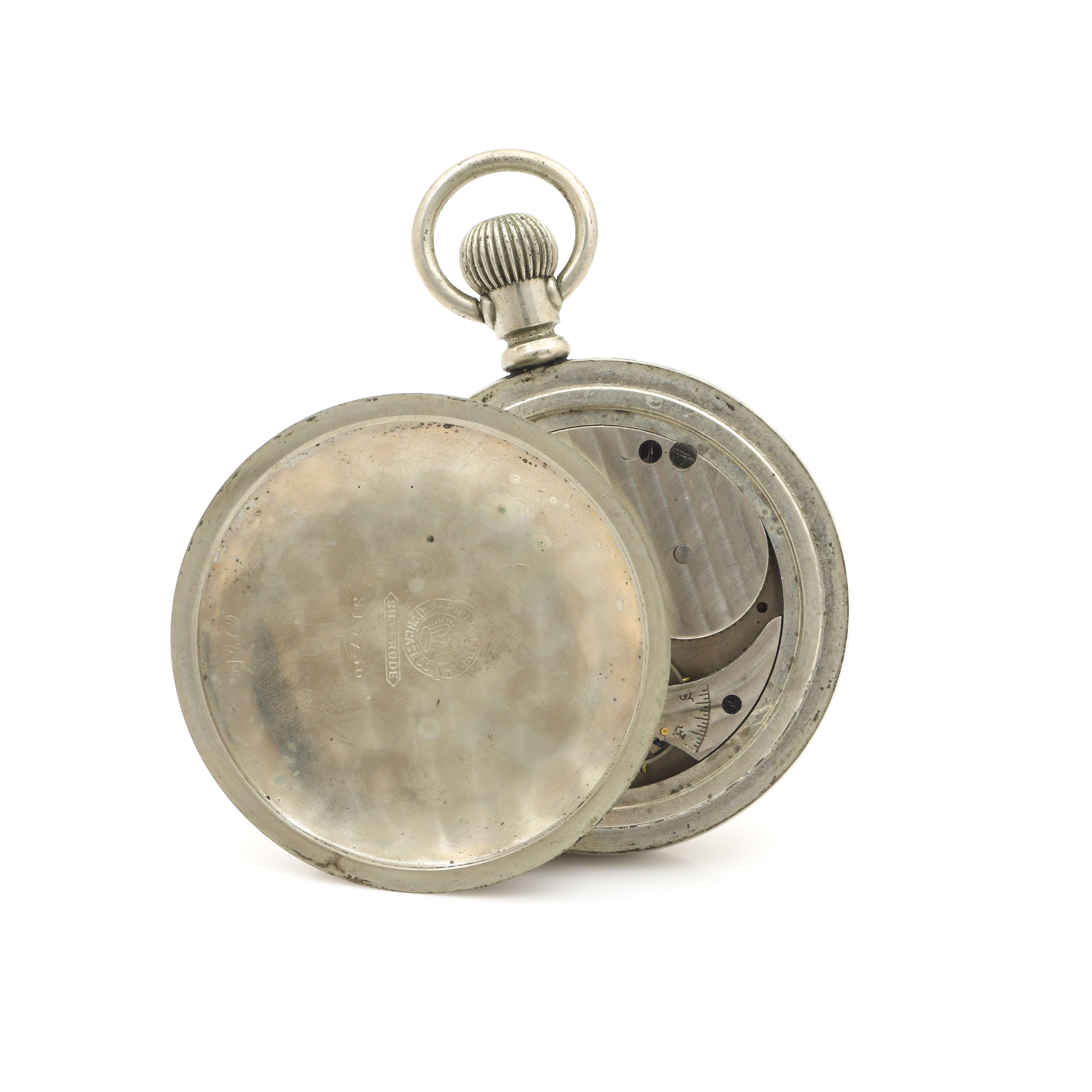 New Era Silverode Side Winder Pocket Watch