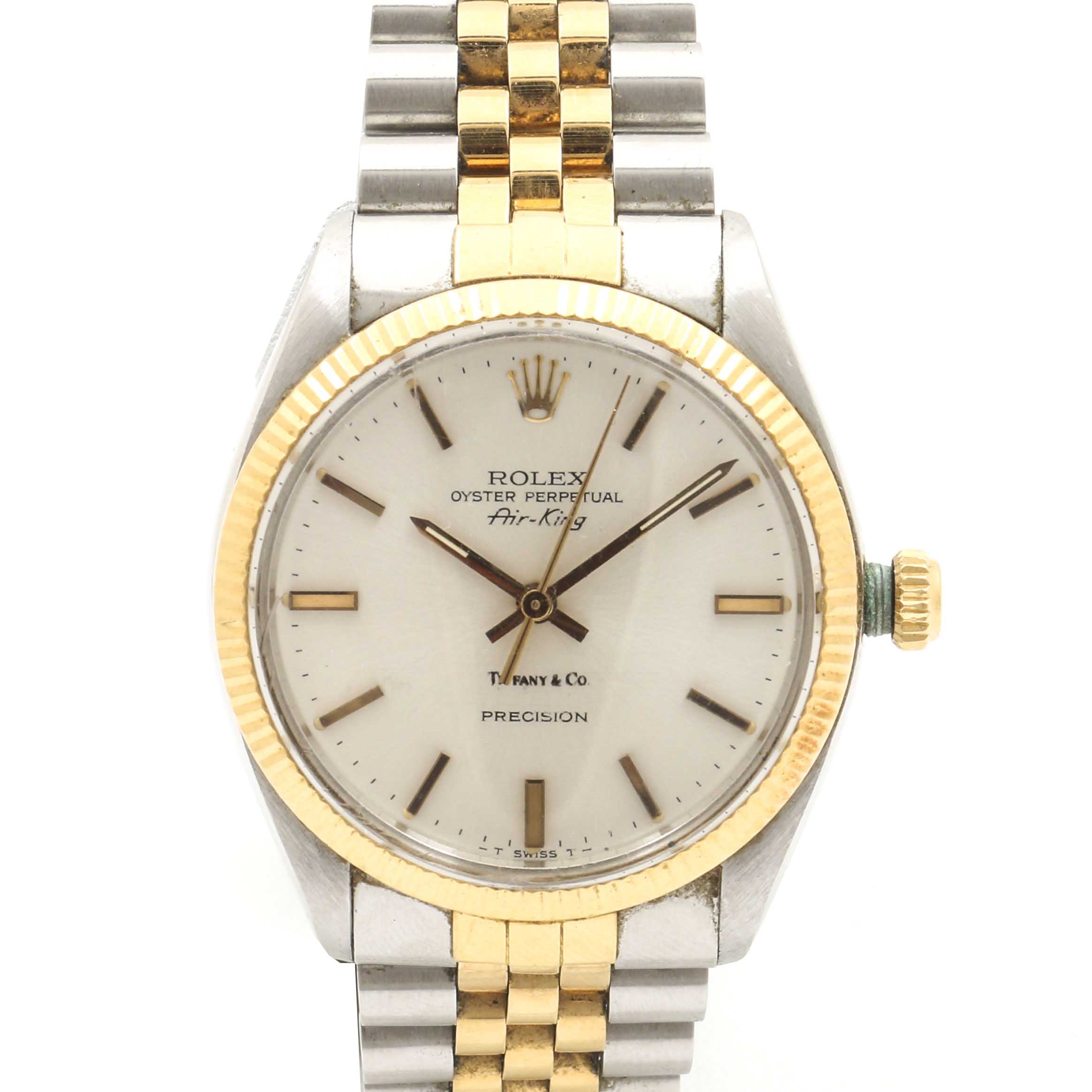 Rolex Oyster Perpetual Air King 18K Yellow Gold and Stainless Steel Watch