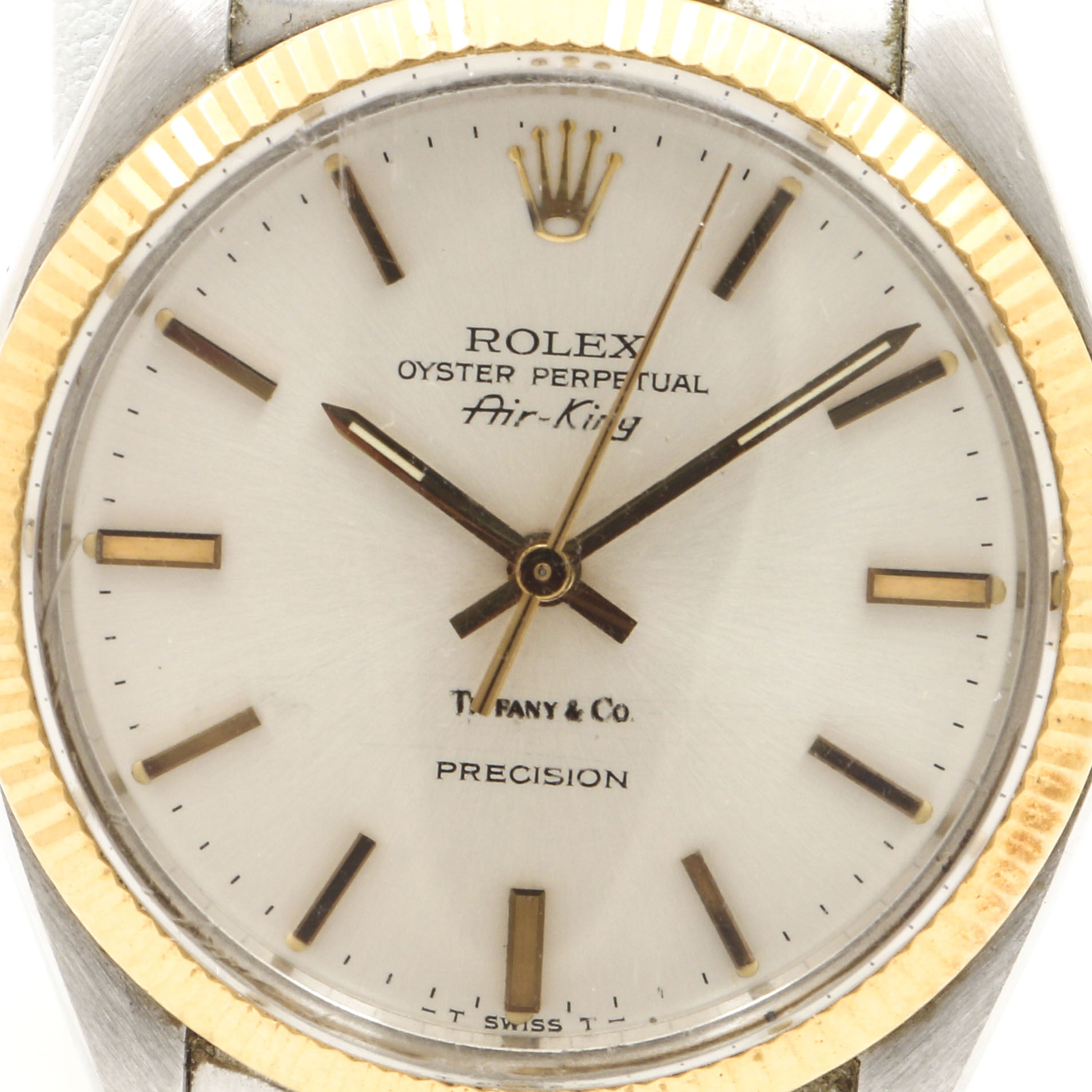 Rolex Oyster Perpetual Air King 18K Yellow Gold and Stainless Steel Watch