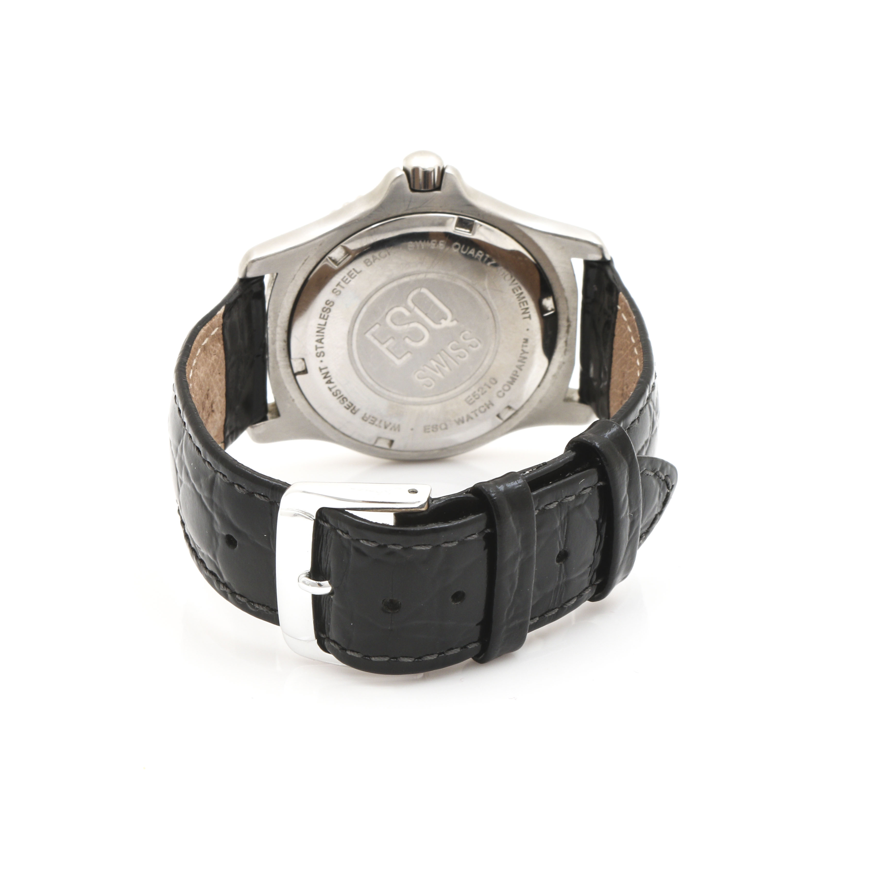 ESQ Swiss Silver Tone Diamond Watch