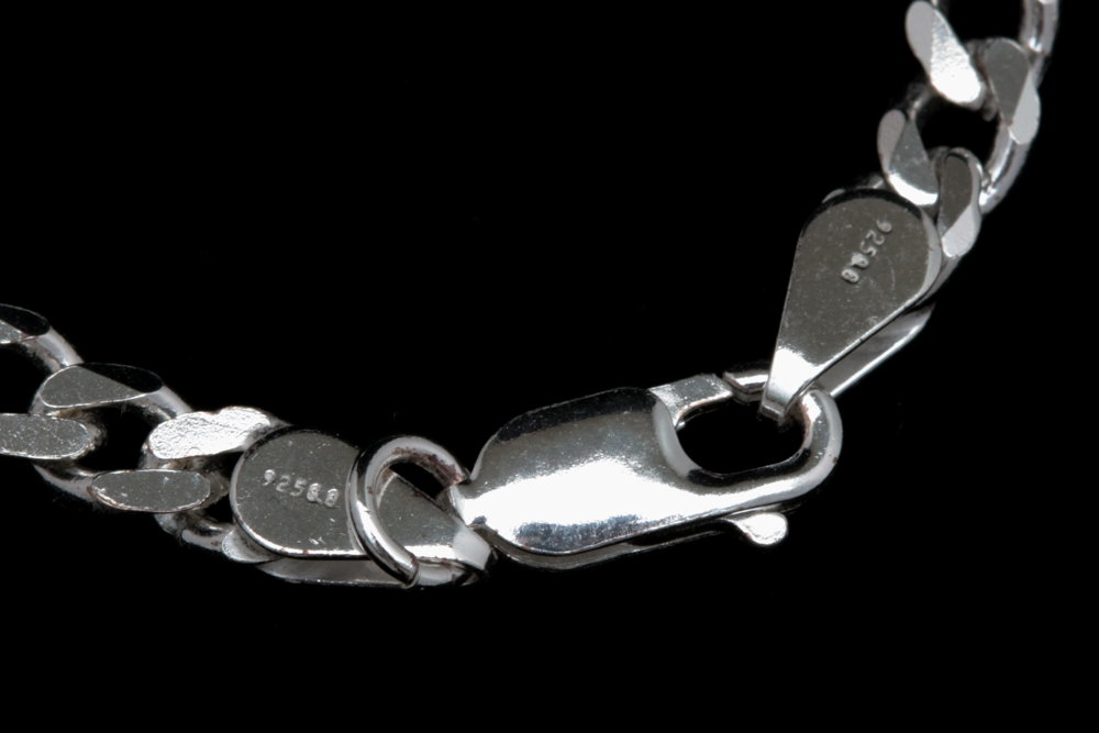 Sterling Silver Figaro Chain Bracelet