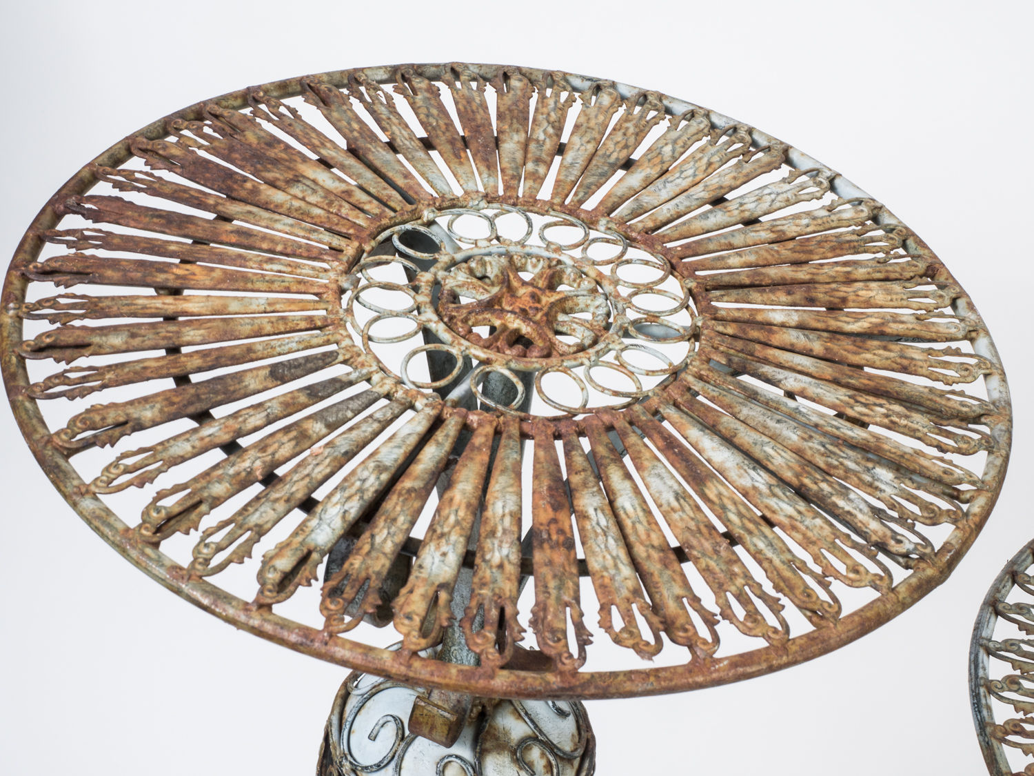 Pair of Vintage Metal Plant Stands