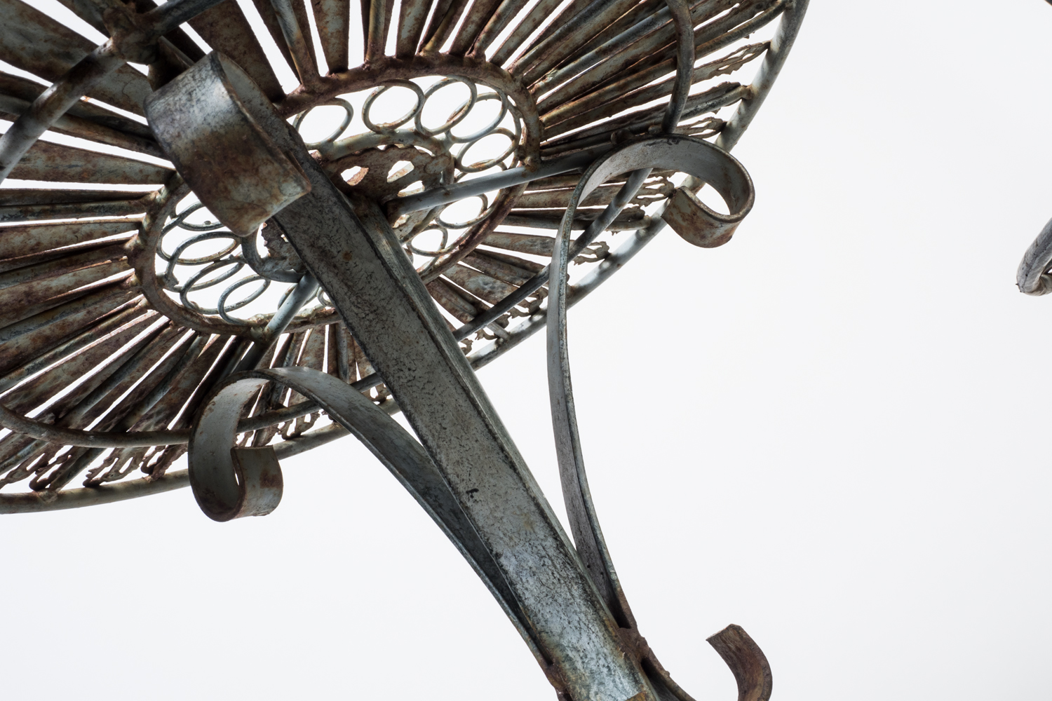 Pair of Vintage Metal Plant Stands