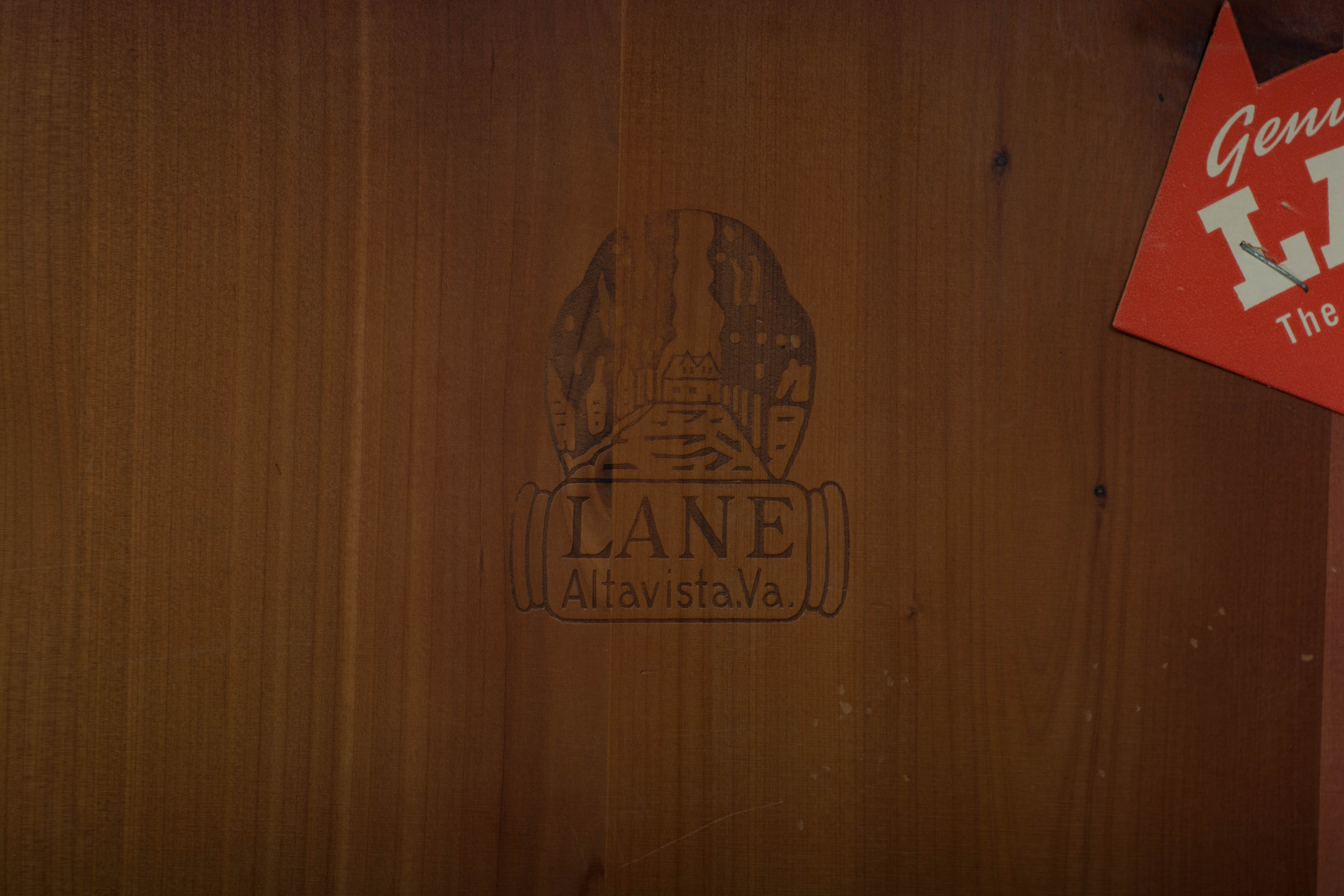 Art Deco Style "Aroma-Tite" Waterfall Cedar Chest by Lane Furniture