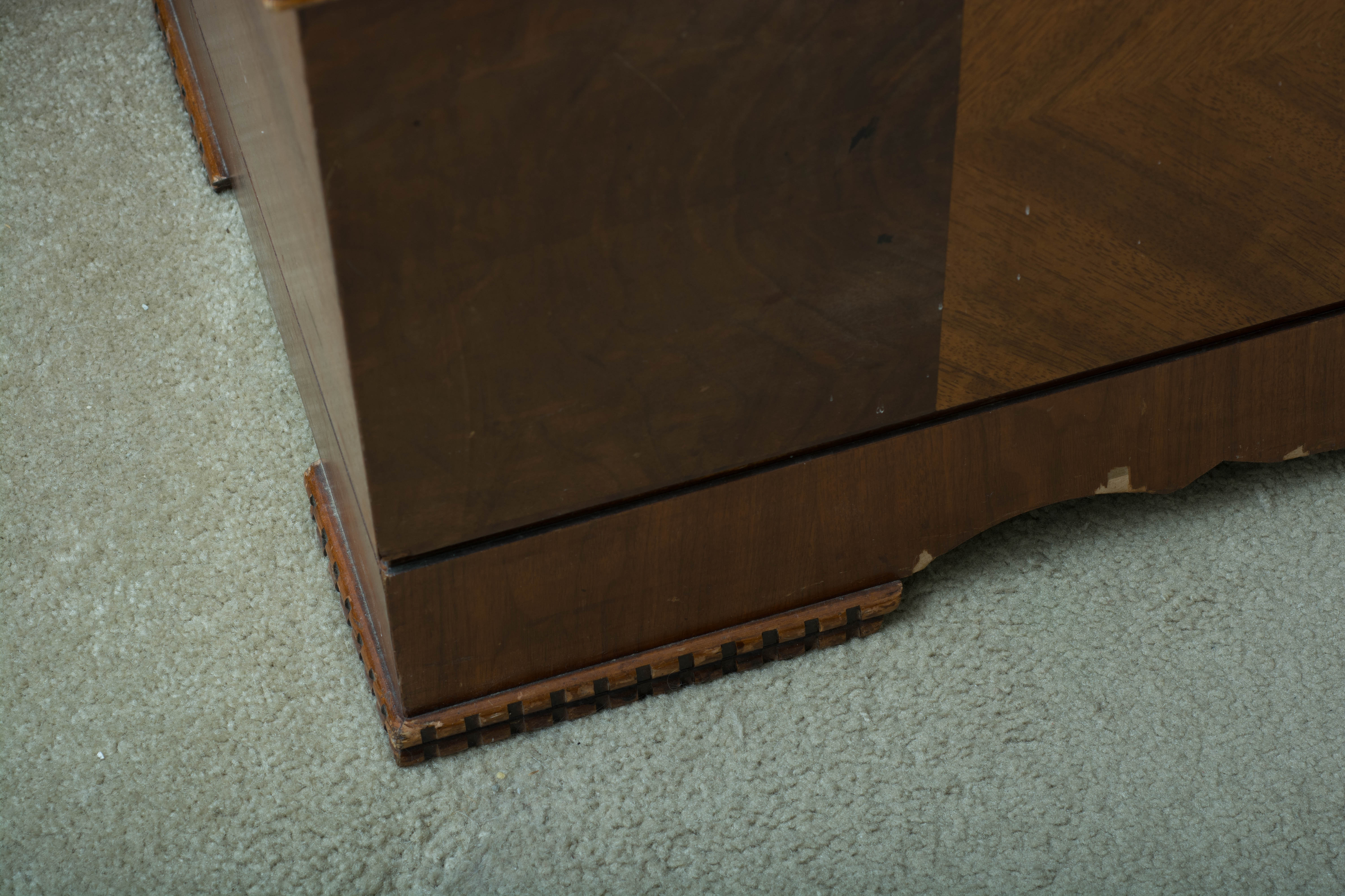 Art Deco Style "Aroma-Tite" Waterfall Cedar Chest by Lane Furniture