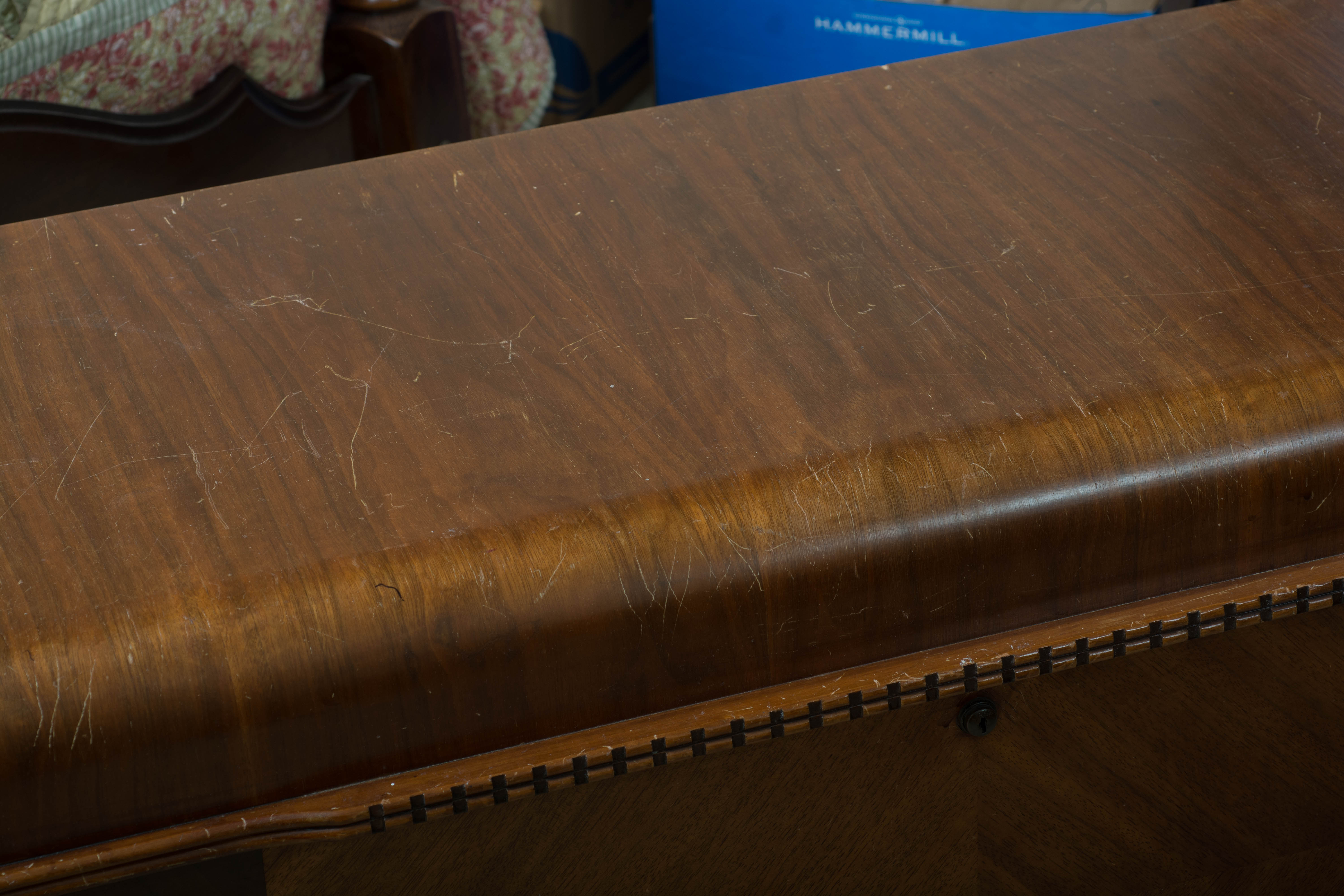 Art Deco Style "Aroma-Tite" Waterfall Cedar Chest by Lane Furniture