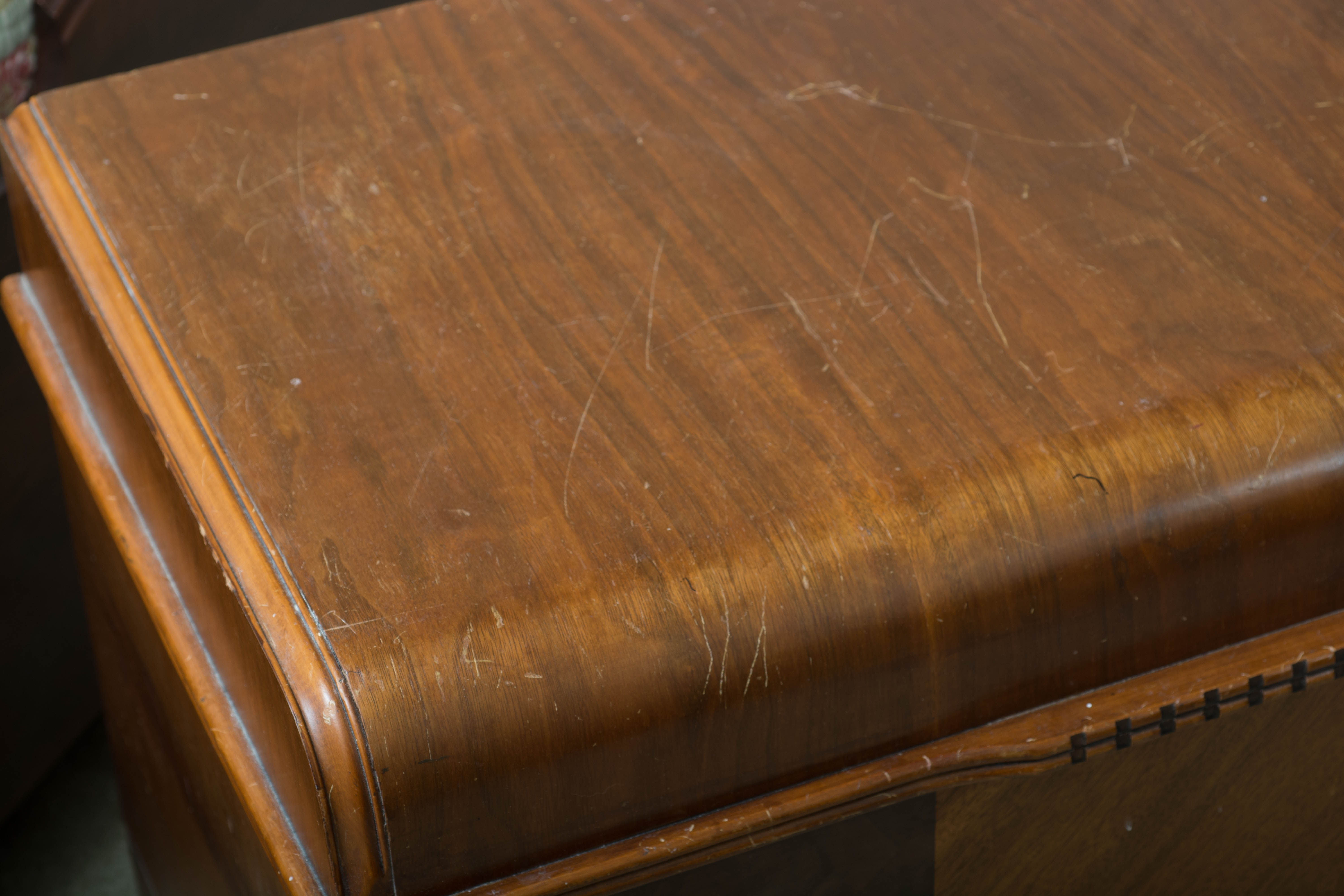 Art Deco Style "Aroma-Tite" Waterfall Cedar Chest by Lane Furniture