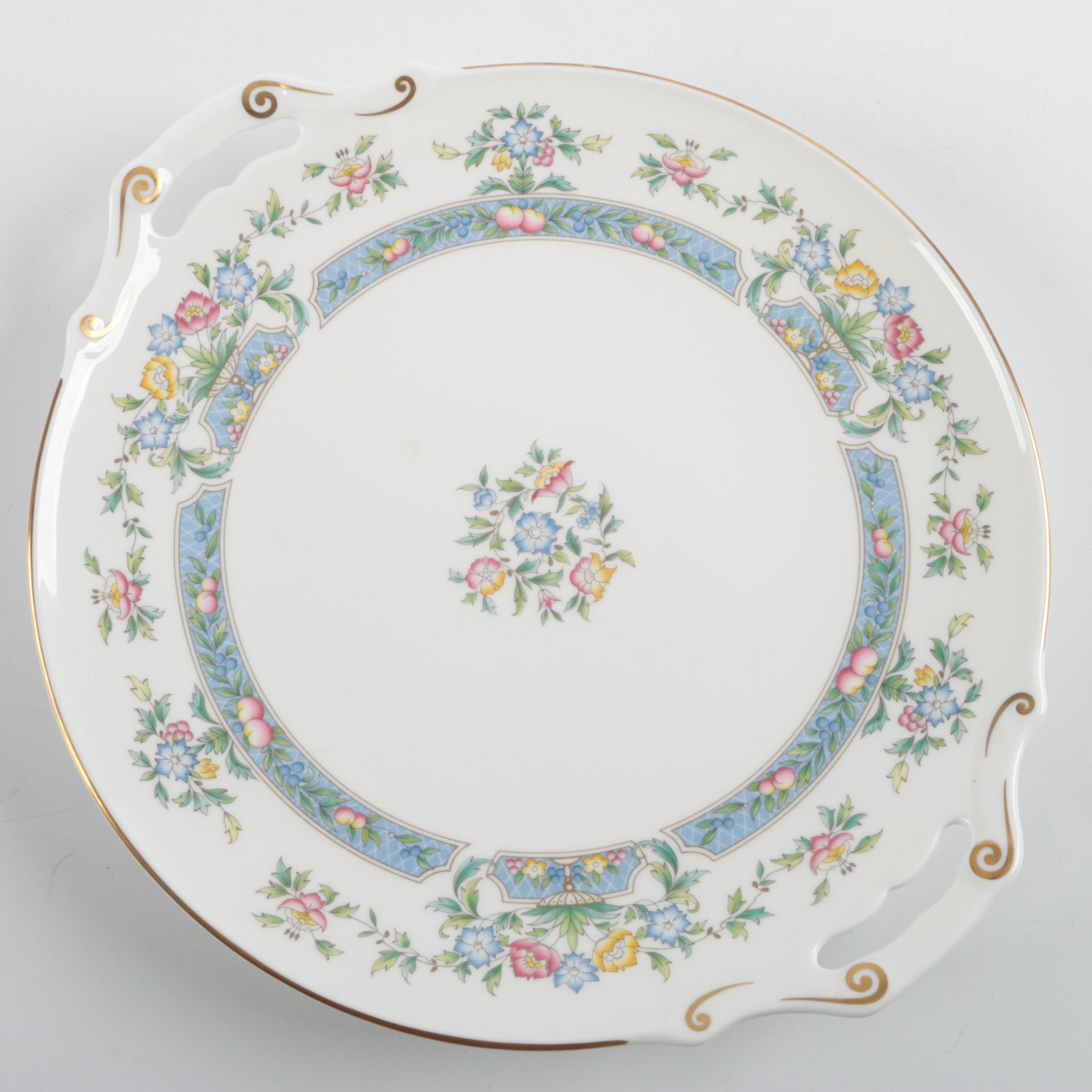 Royal Worcester "Mayfield" Bone China Cake Plate