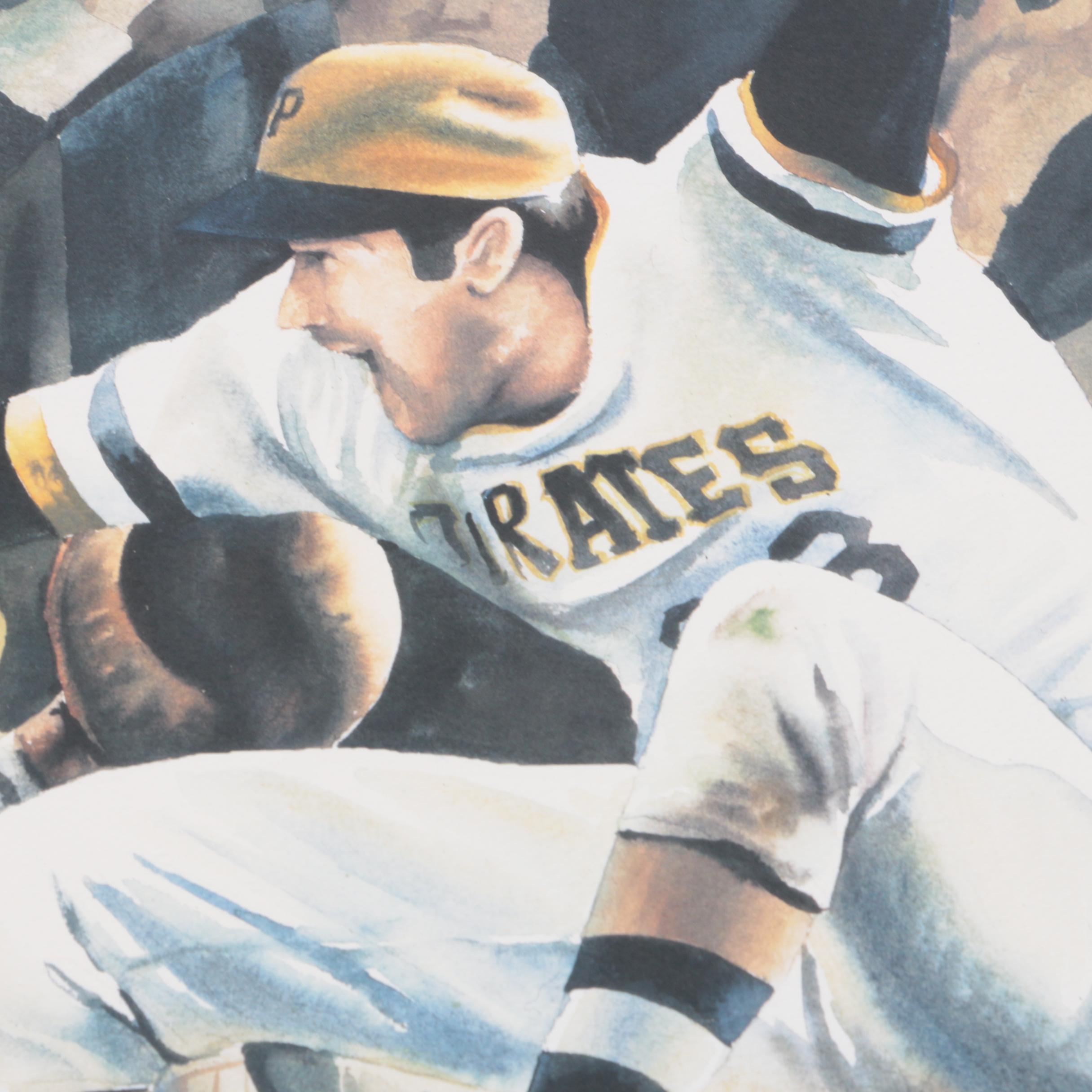 Rich Marks Limited Edition Reproduction Prints of the Pittsburgh Pirates