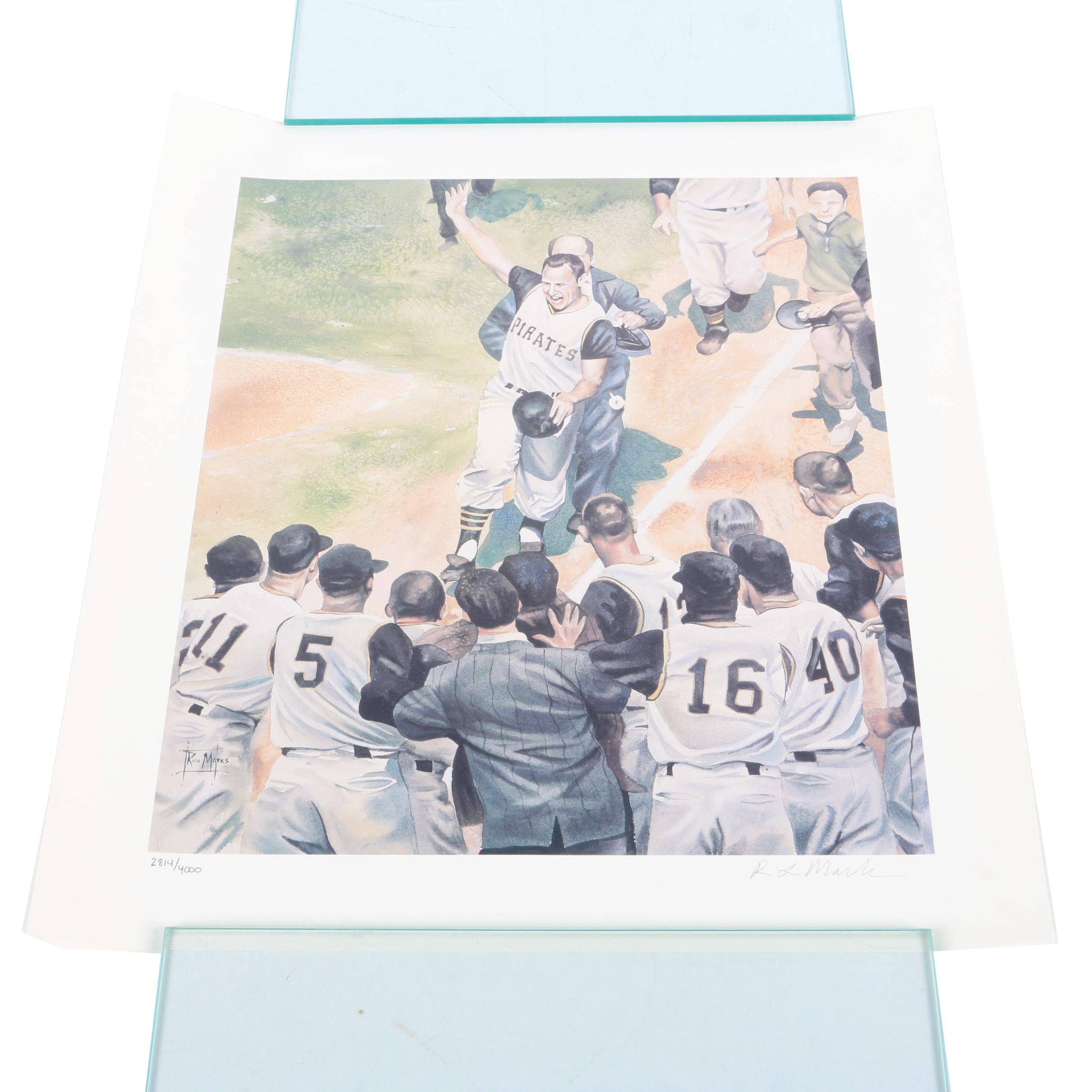 Rich Marks Limited Edition Reproduction Prints of the Pittsburgh Pirates
