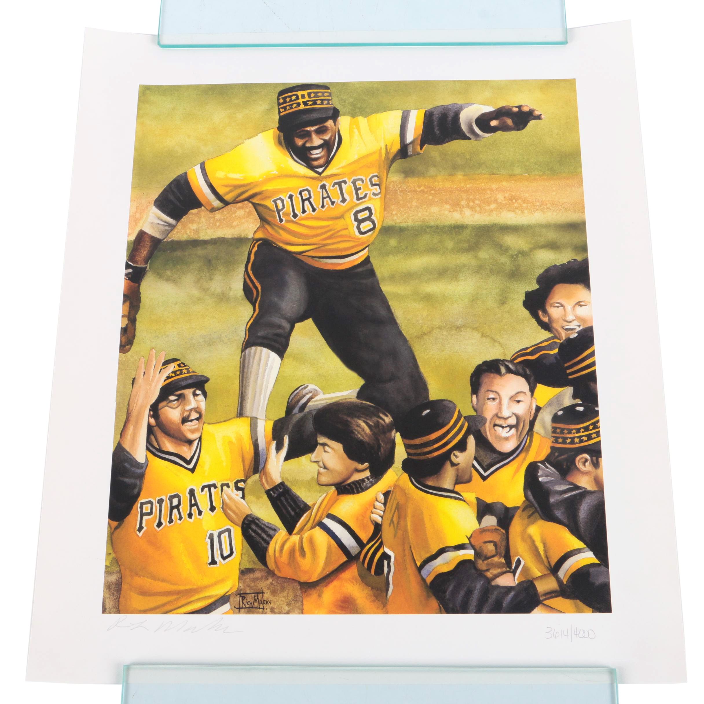 Rich Marks Limited Edition Reproduction Prints of the Pittsburgh Pirates
