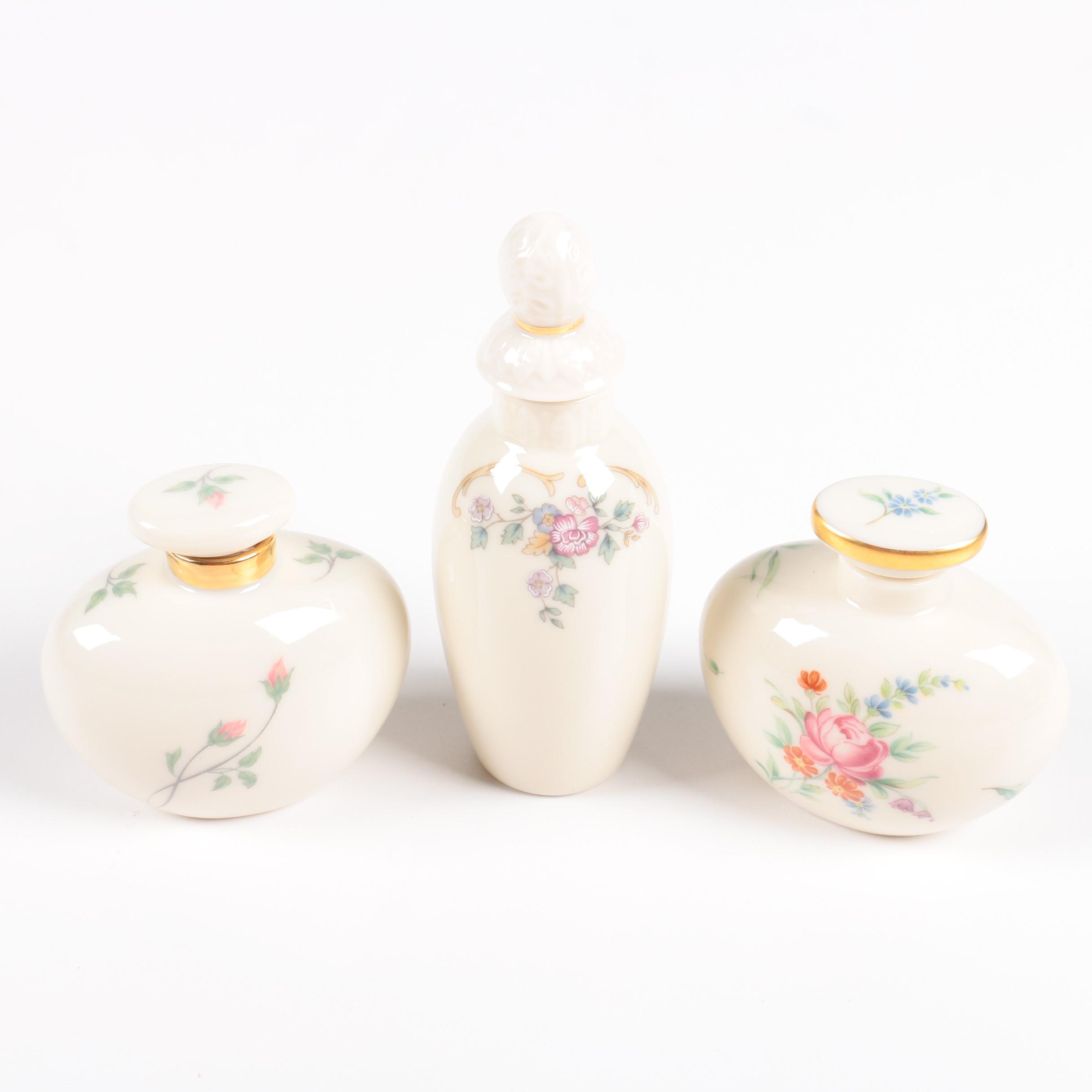 Lenox Floral Porcelain Vanity Items
