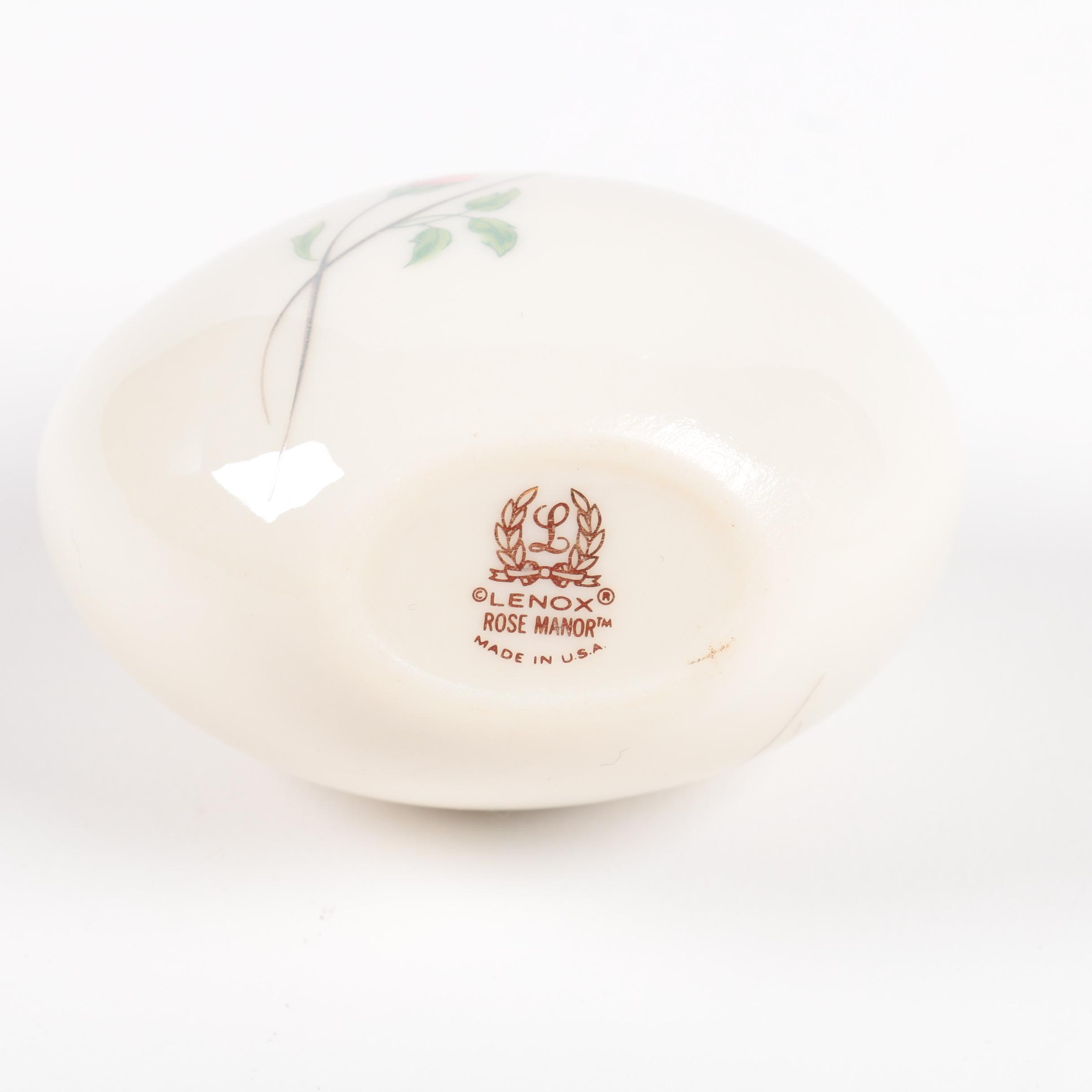 Lenox Floral Porcelain Vanity Items