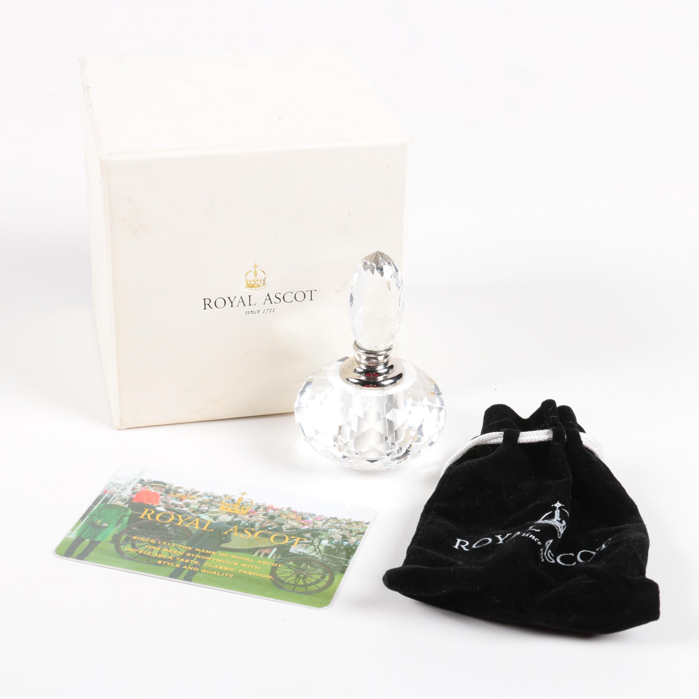 Royal Ascot Crystal Perfume Bottle