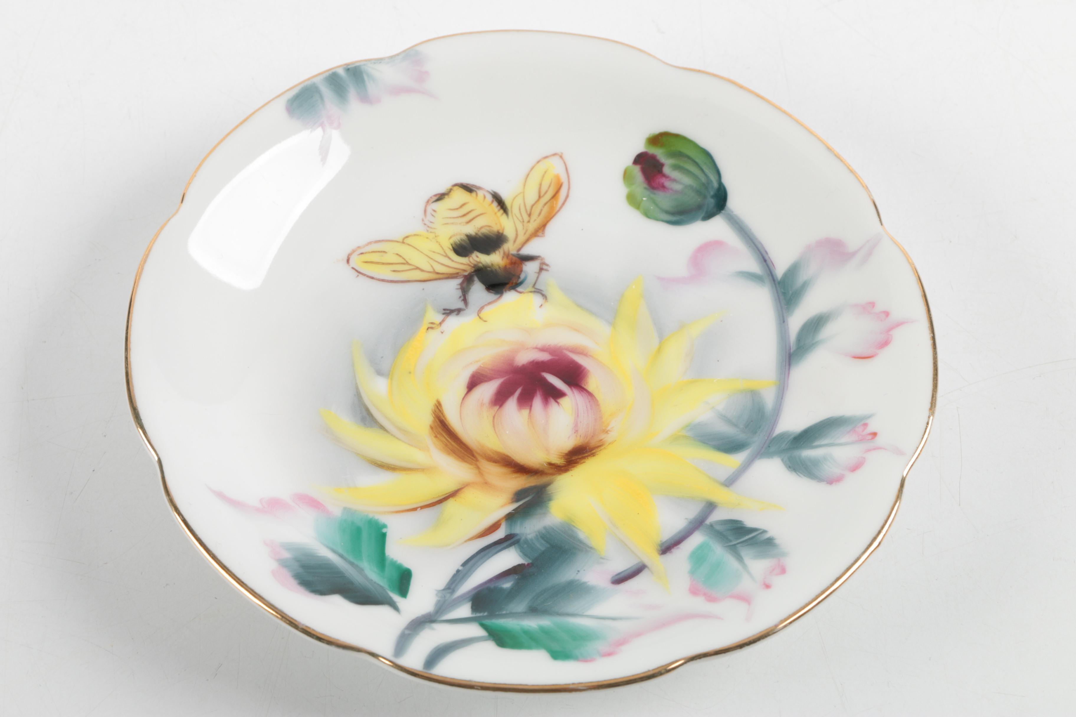 Bone China Tea Cups and Saucers including Royal Chelsea