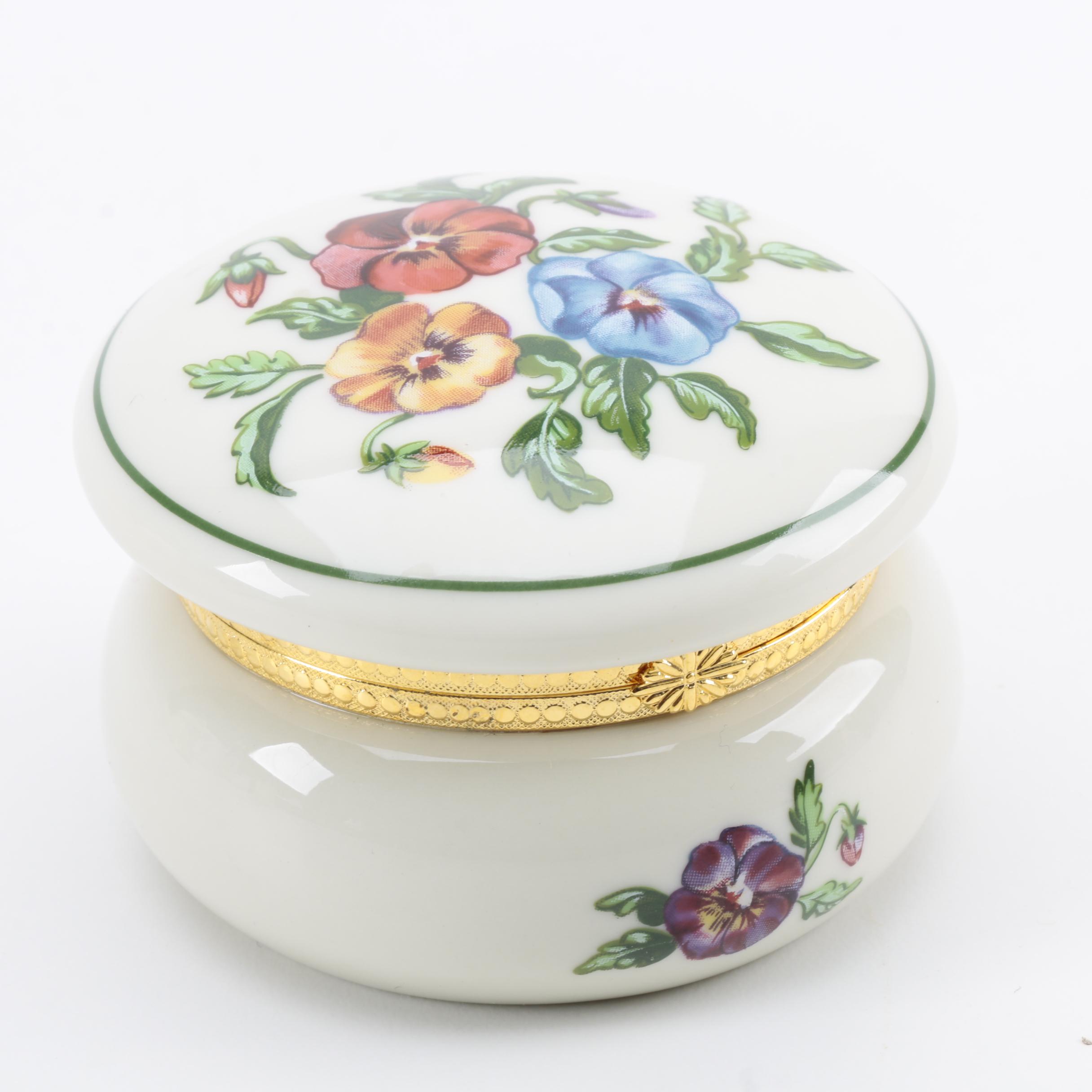 Porcelain Trinket Boxes, Including Lenox
