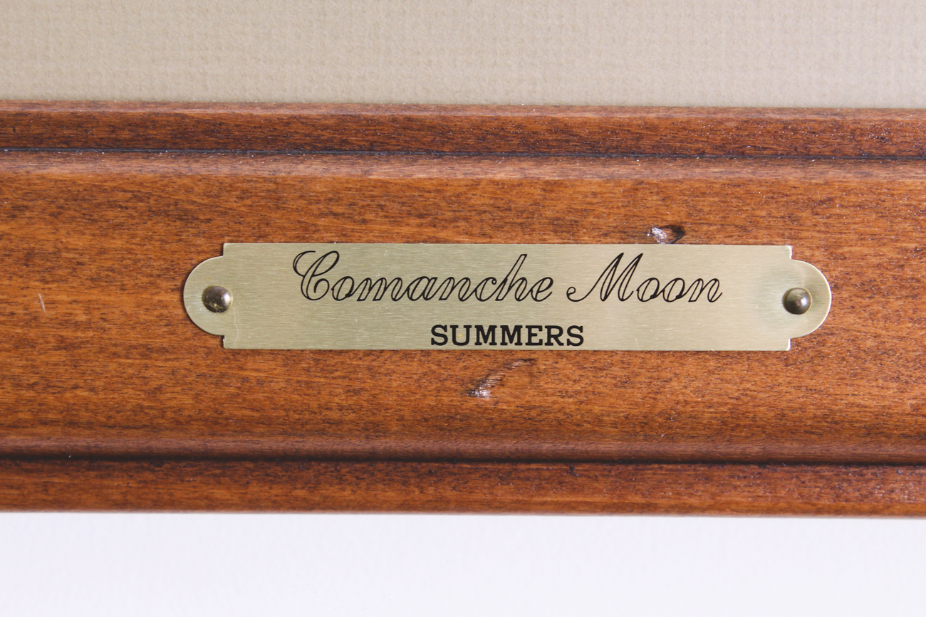 Robert Summers 1979 Limited Edition Offset Lithograph "Comanche Moon"