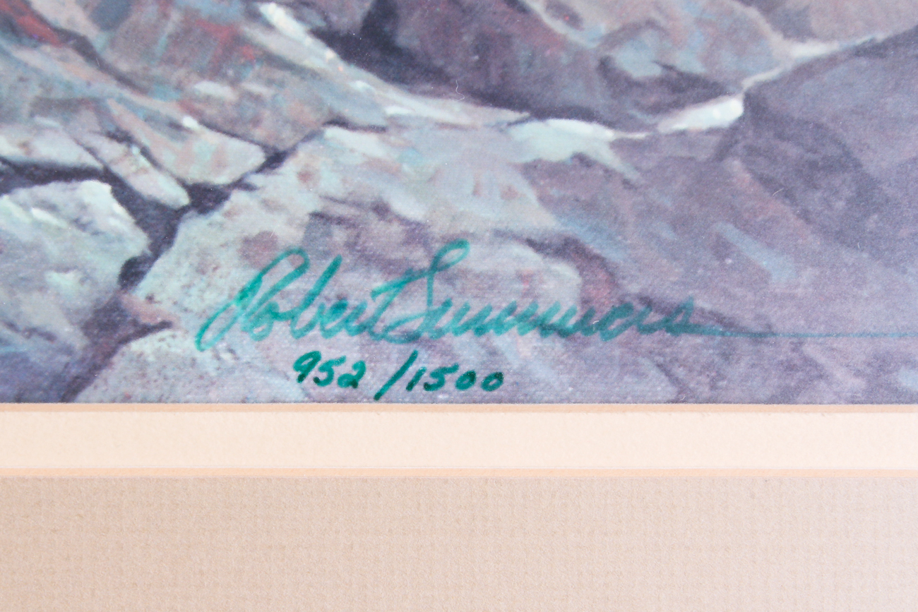 Robert Summers 1979 Limited Edition Offset Lithograph "Comanche Moon"