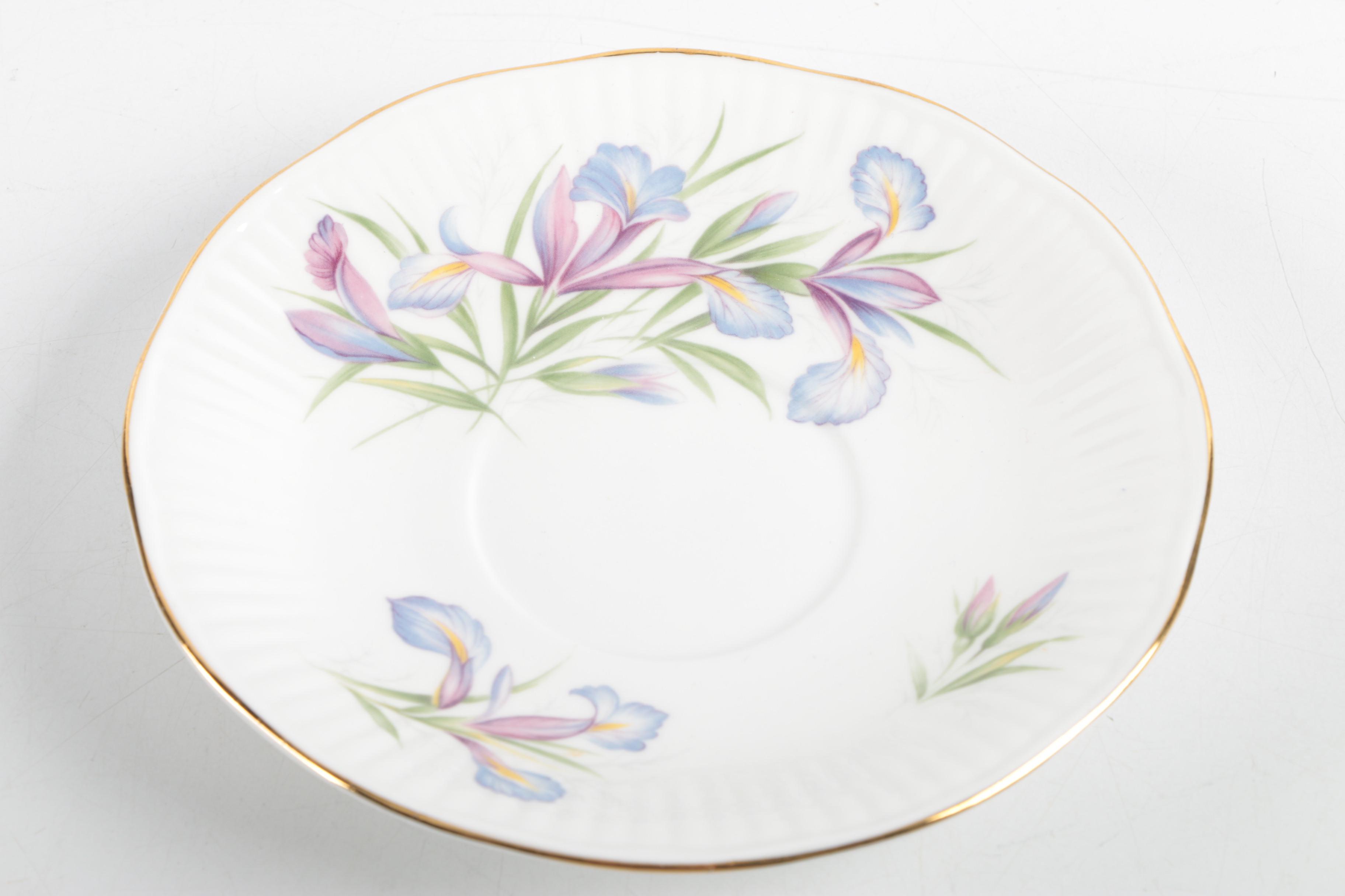 English Bone China Tea Cups and Saucers including Duchess