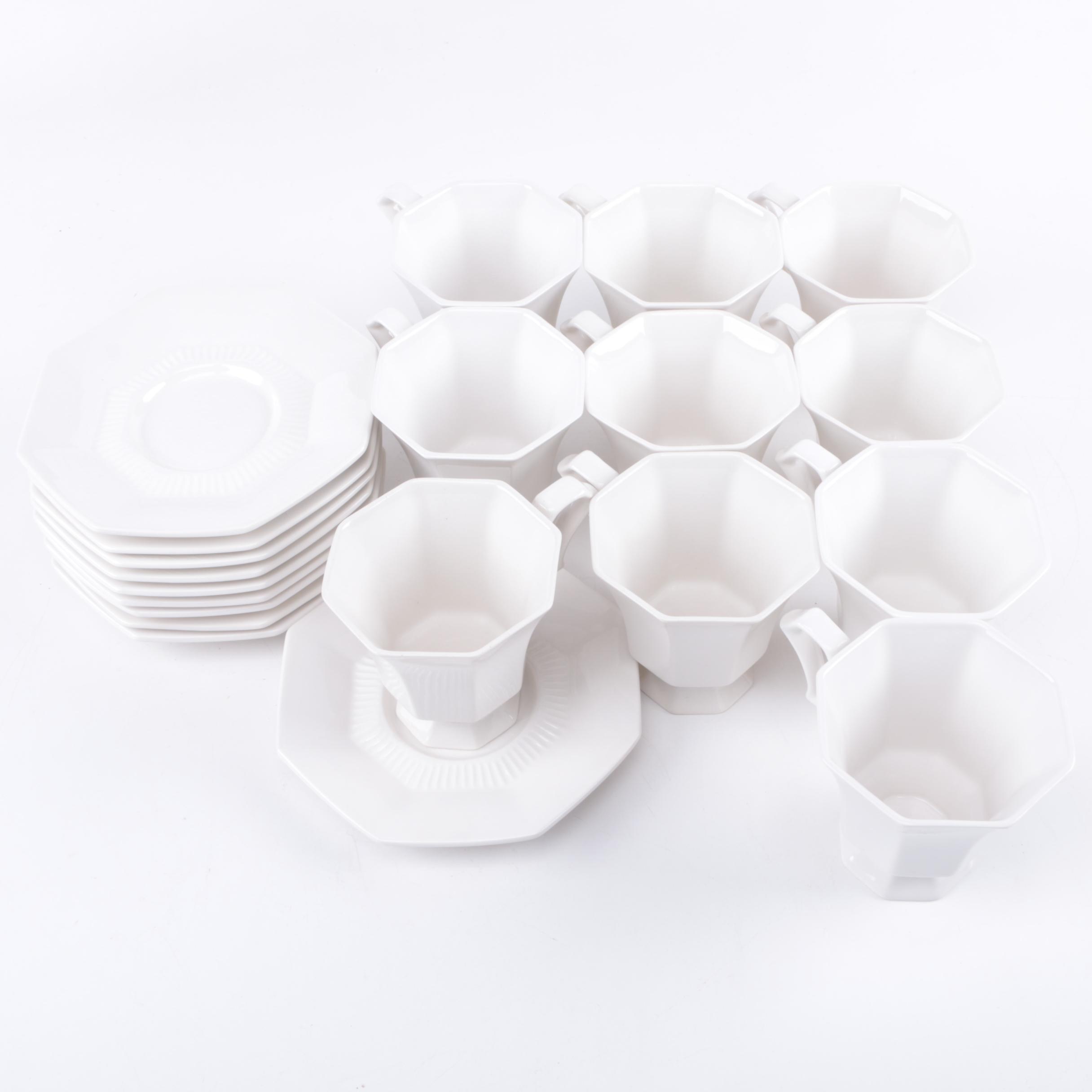 Interpace "Independence" Ironstone Cups and Saucers
