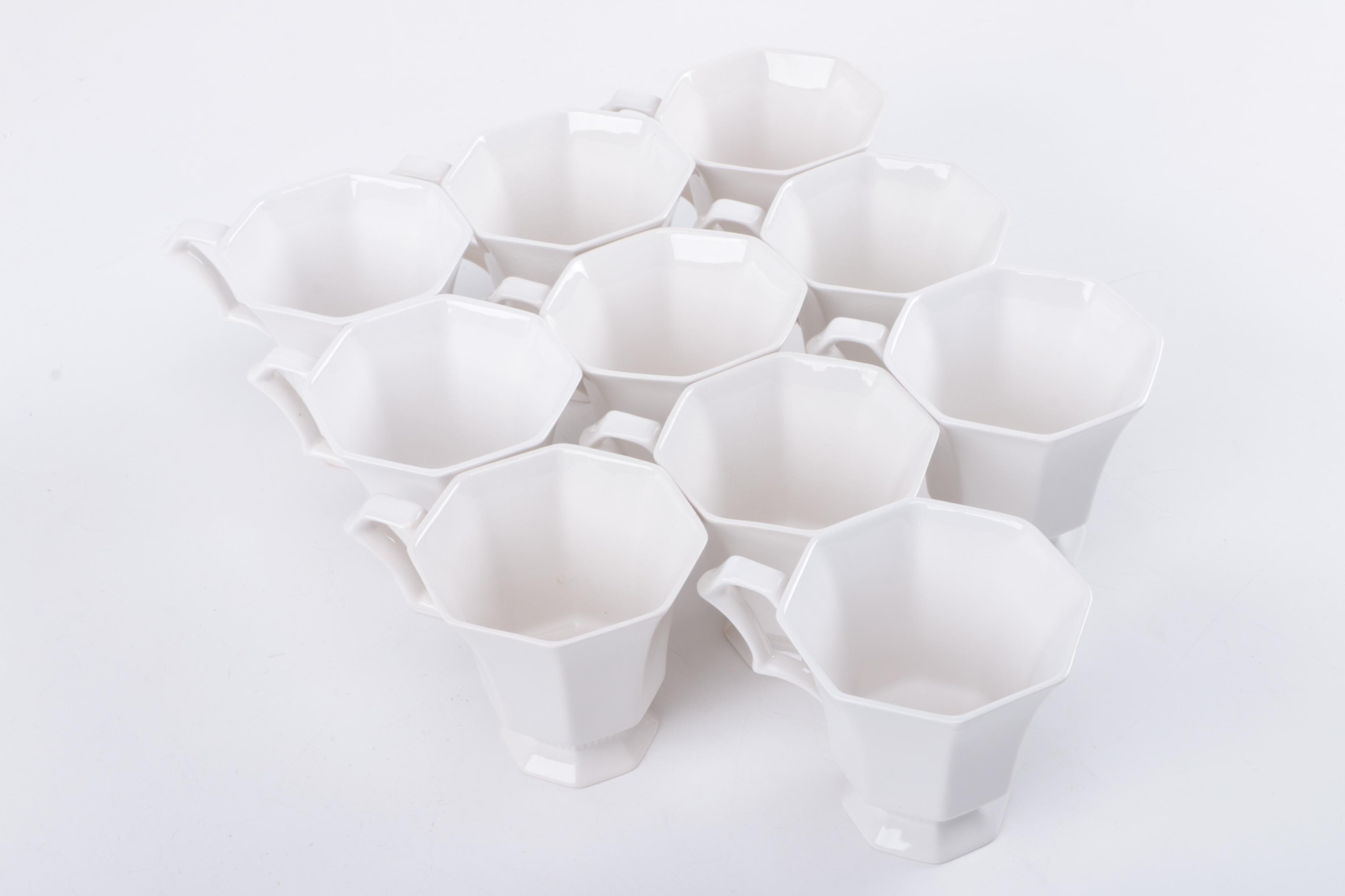 Interpace "Independence" Ironstone Cups and Saucers