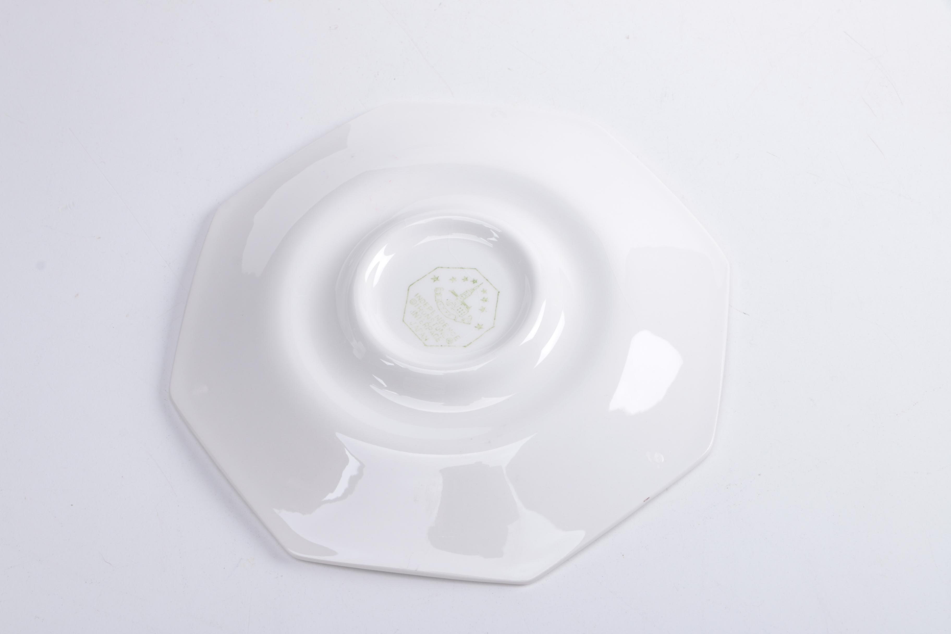 Interpace "Independence" Ironstone Cups and Saucers