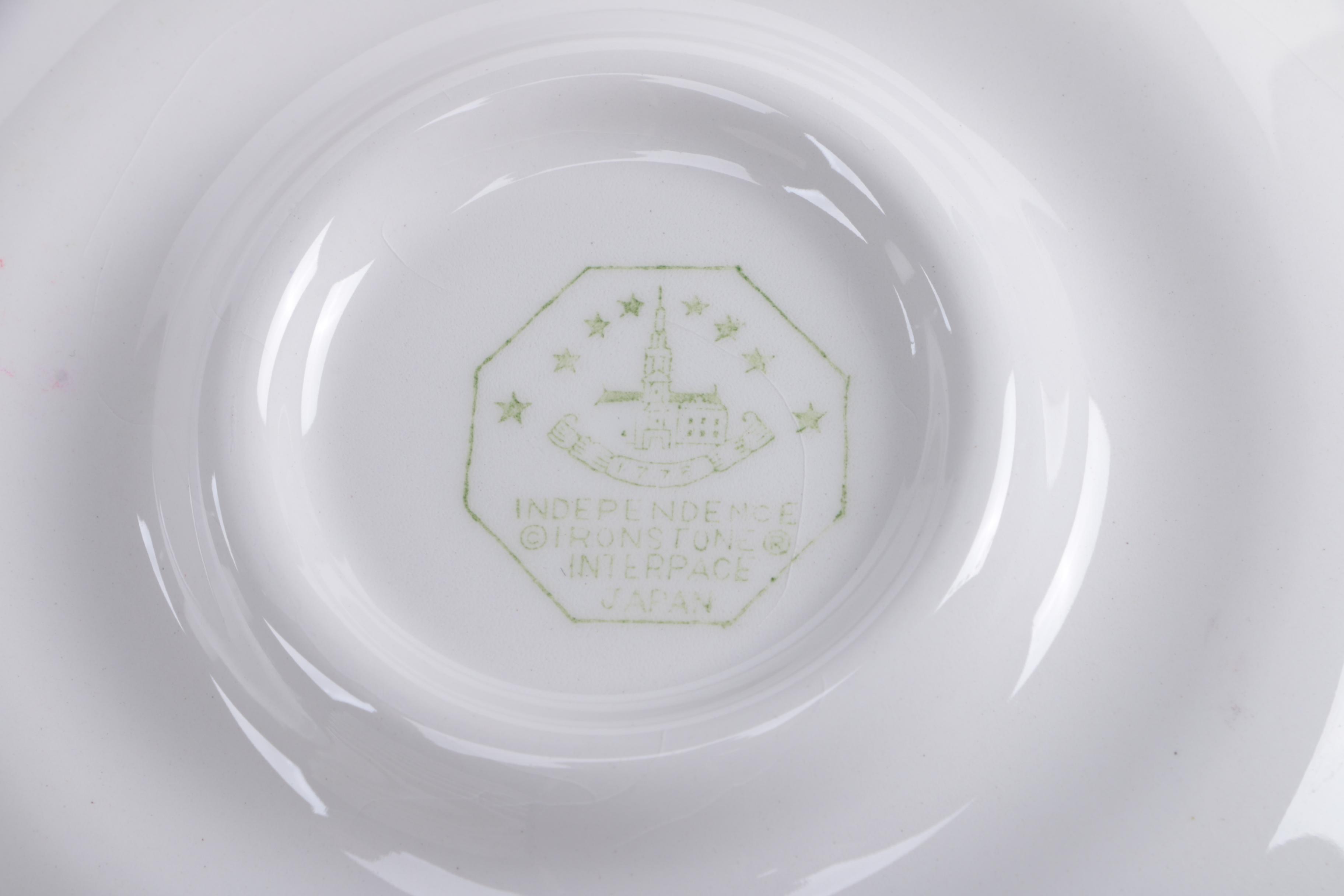 Interpace "Independence" Ironstone Cups and Saucers