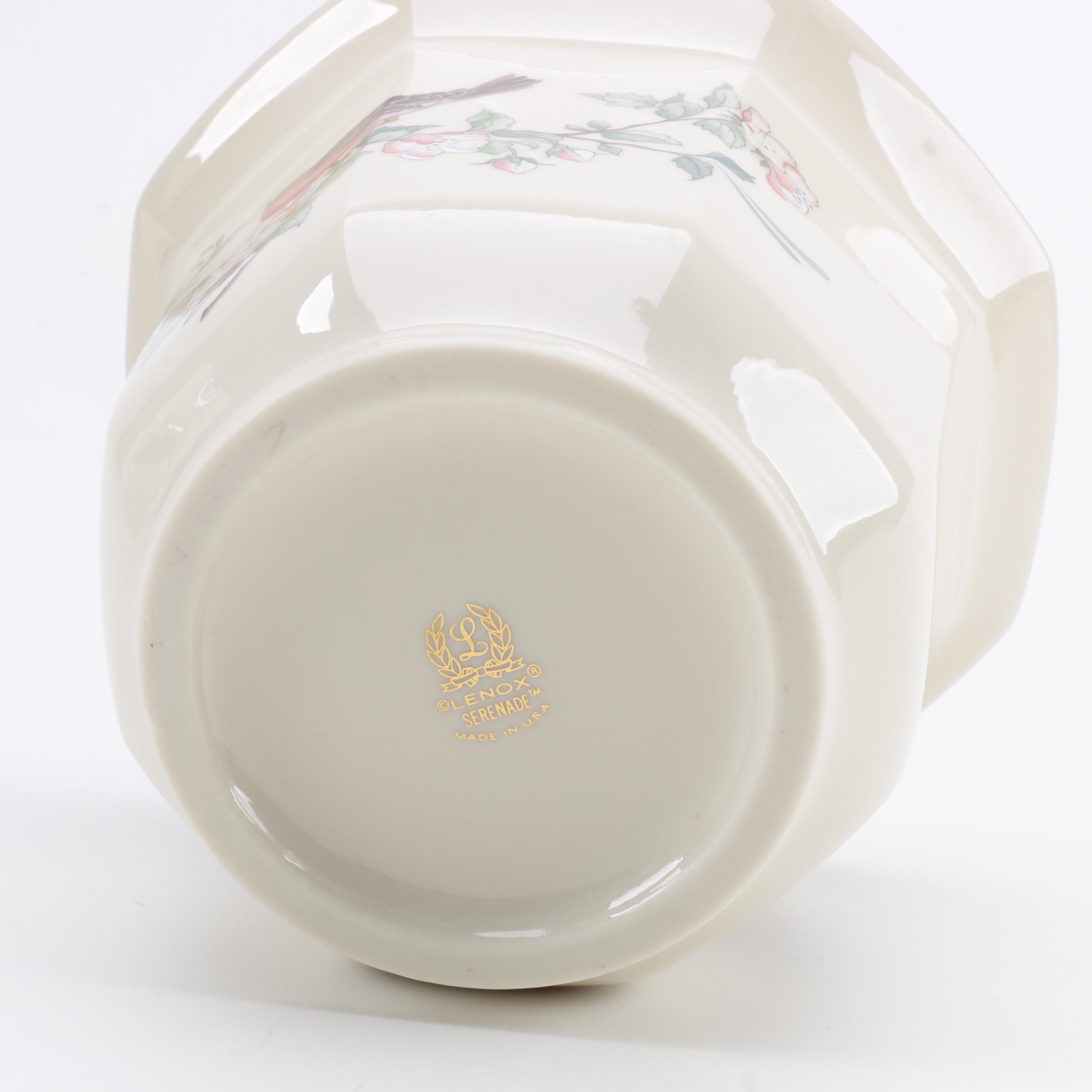 Lenox "Serenade" Vase and Candle Holder