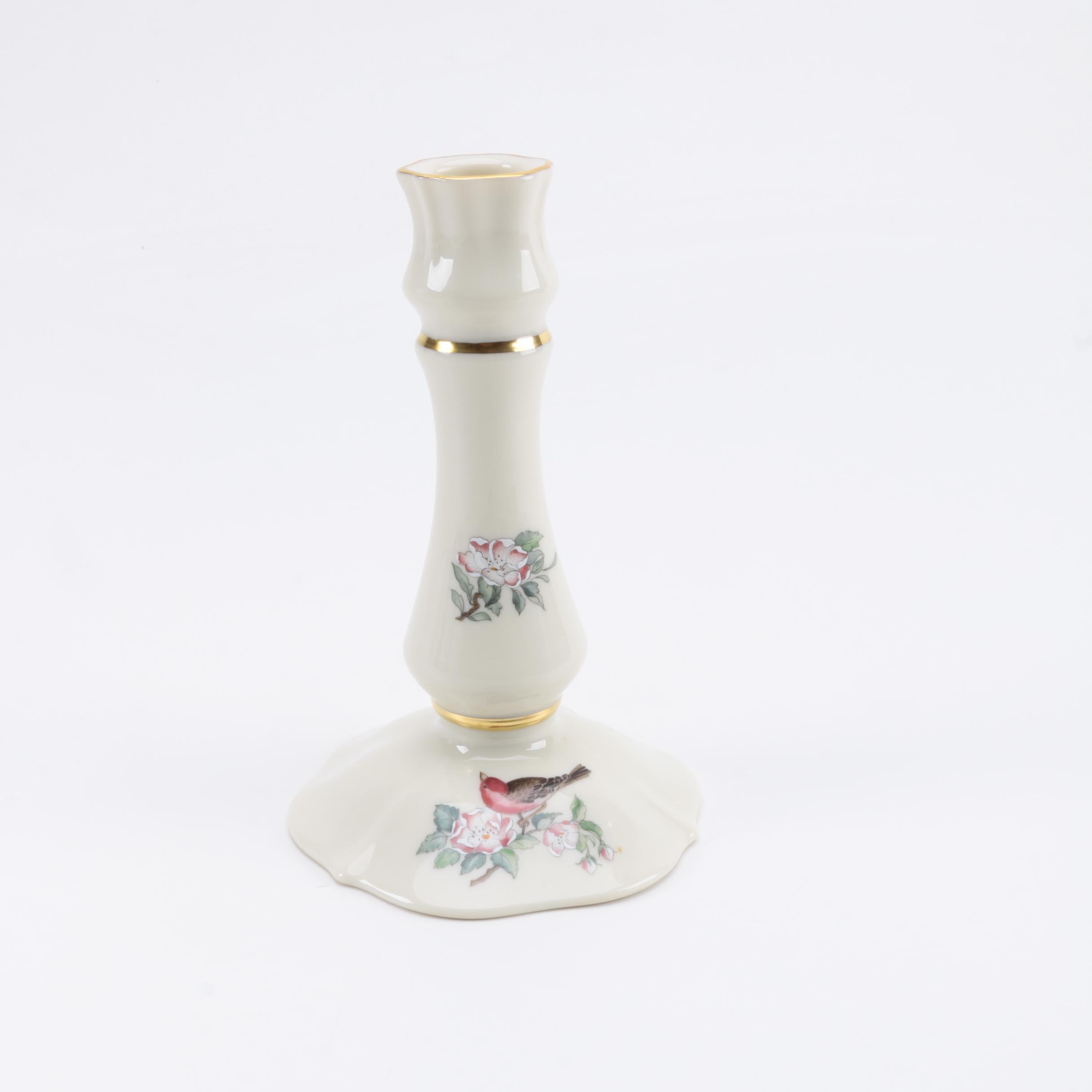 Lenox "Serenade" Vase and Candle Holder