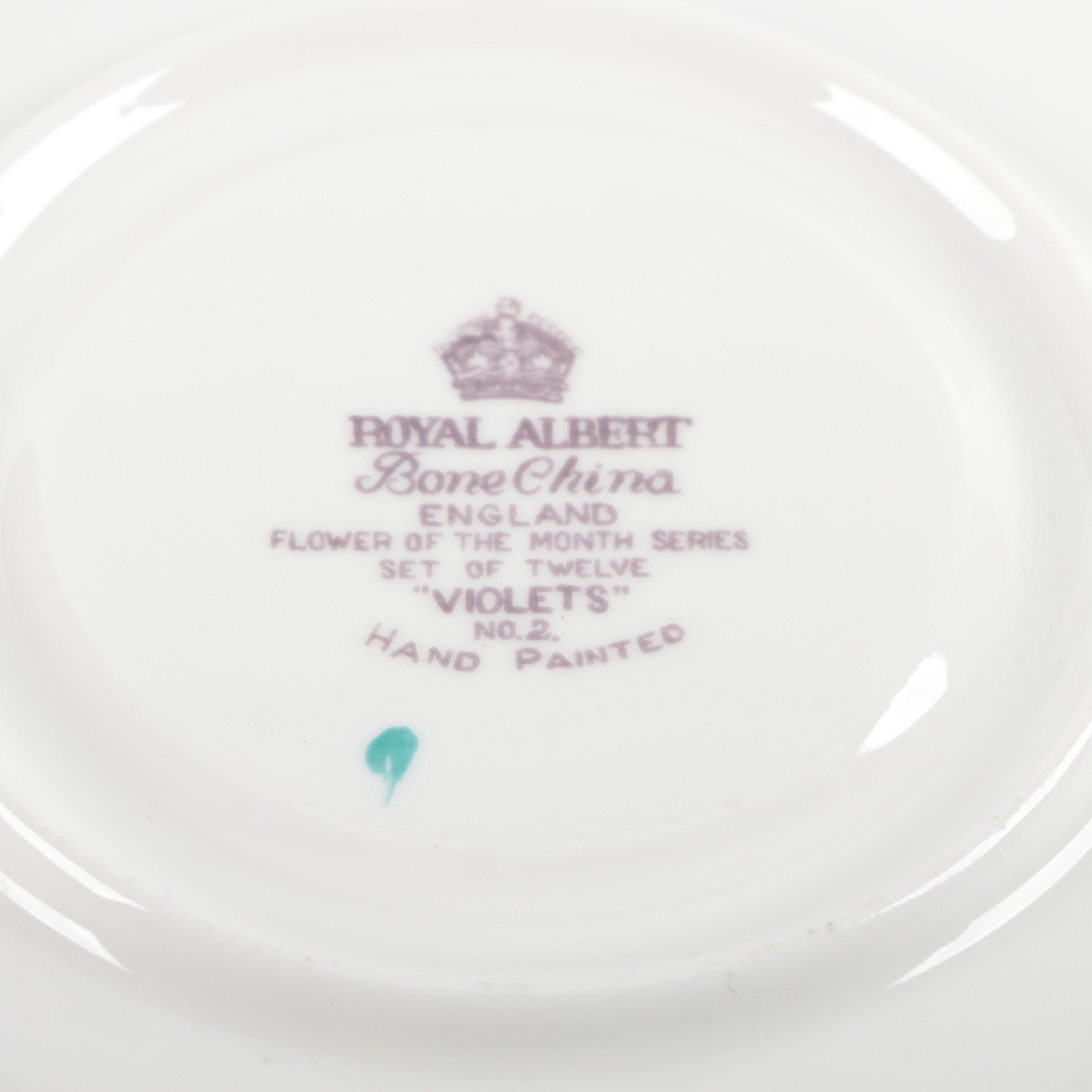 English and French Bone China Tea Cups and Saucers including Royal Albert