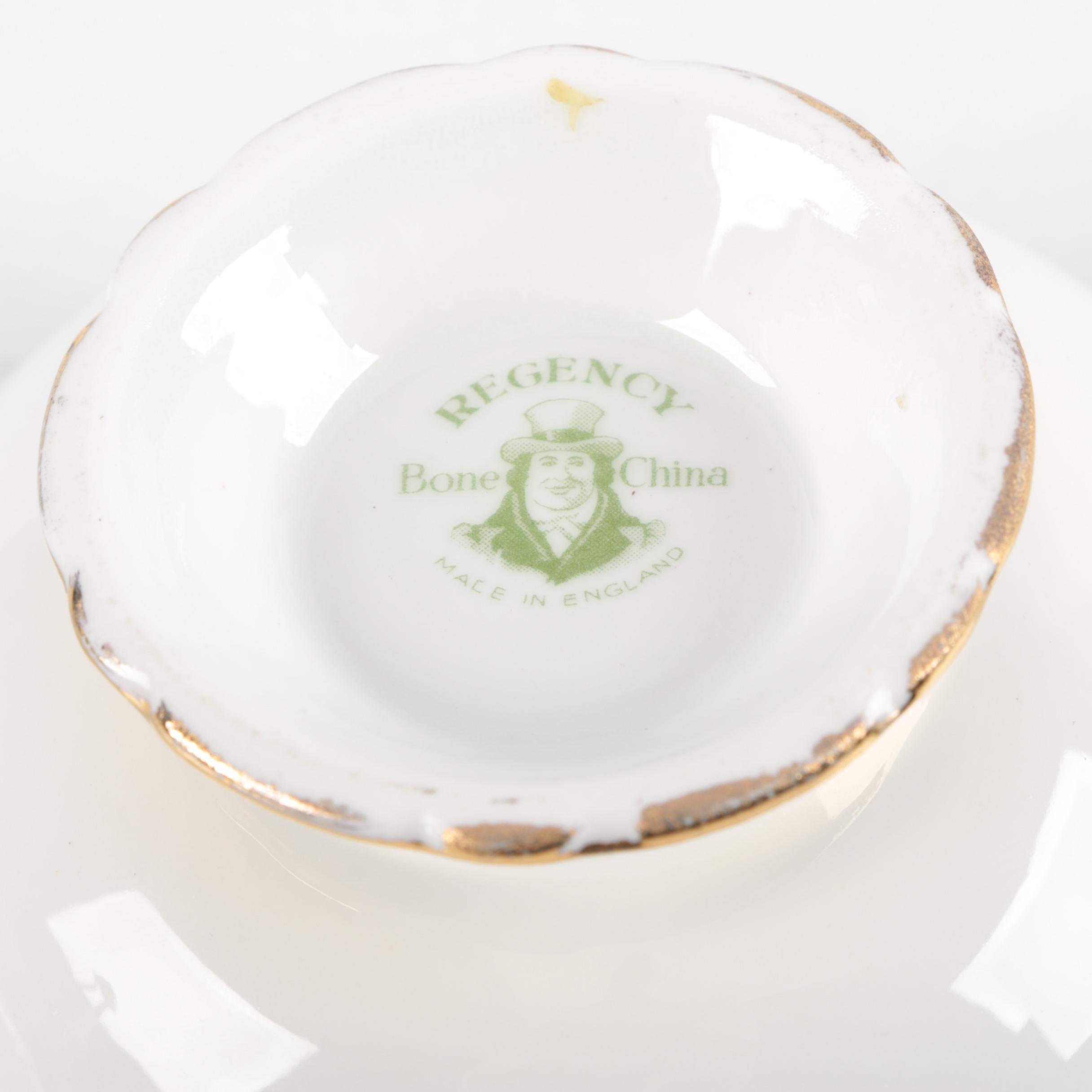 English and French Bone China Tea Cups and Saucers including Royal Albert