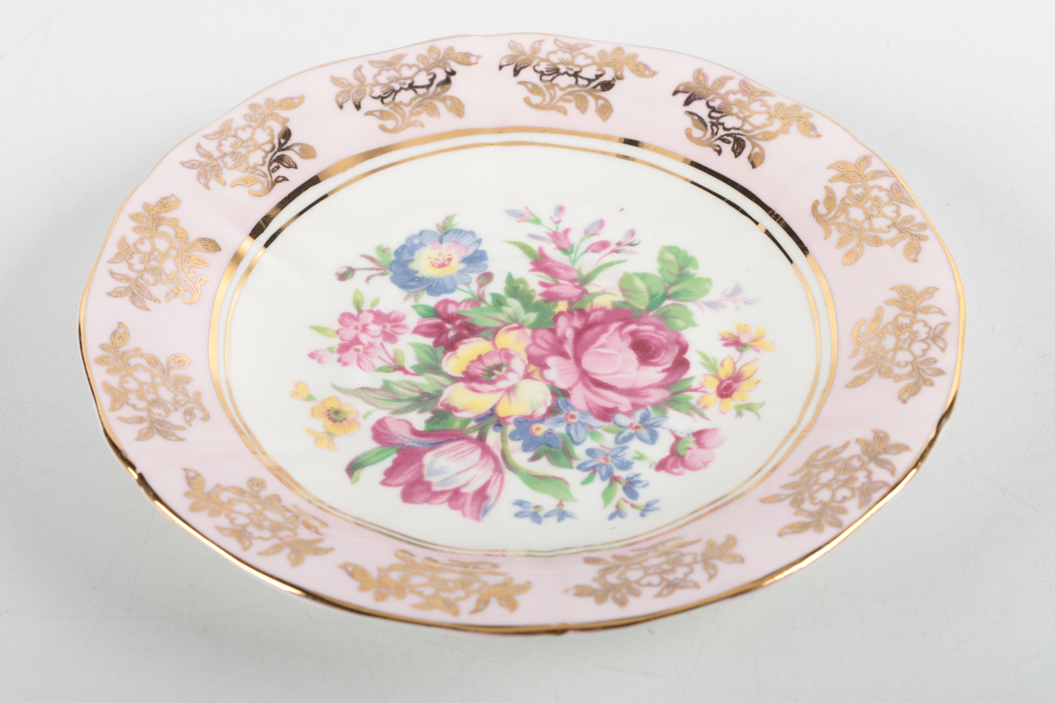 English and French Bone China Tea Cups and Saucers including Royal Albert