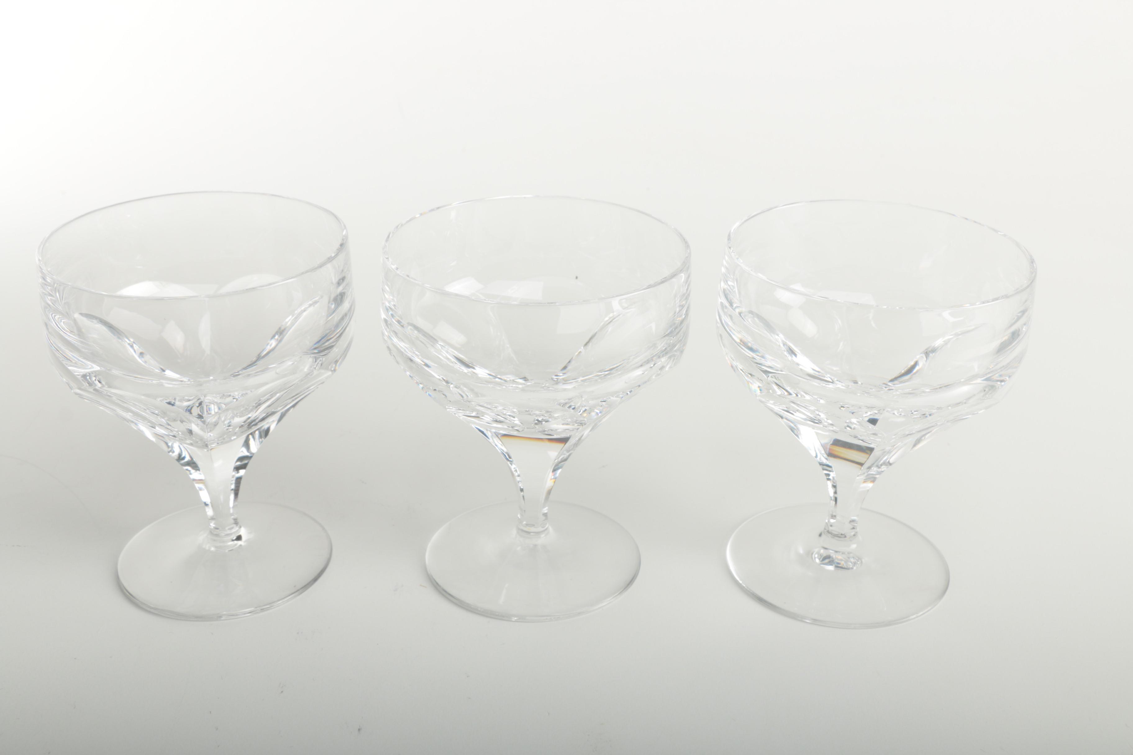 Collection of Josair "Napoleon" Champagne Coupes